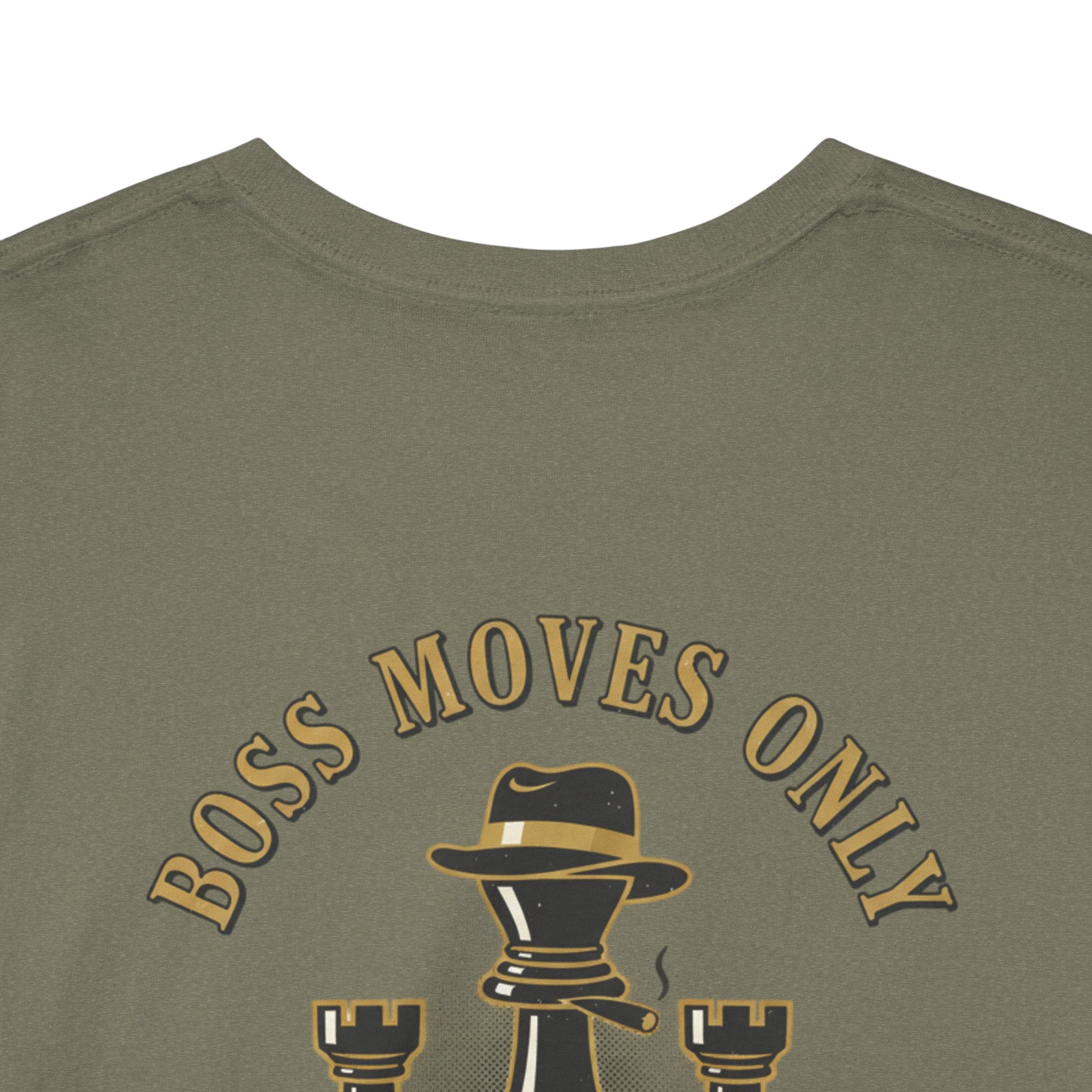 Boss Moves Only Tee — 'Boss Moves Only' Graphic Short-Sleeve T-Shirt for Players & Fans