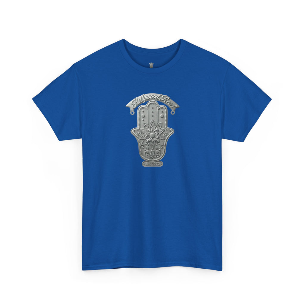 The Hollywood Reed Logo Hamsa Hand Tee — Protective Amulet Graphic T‑Shirt