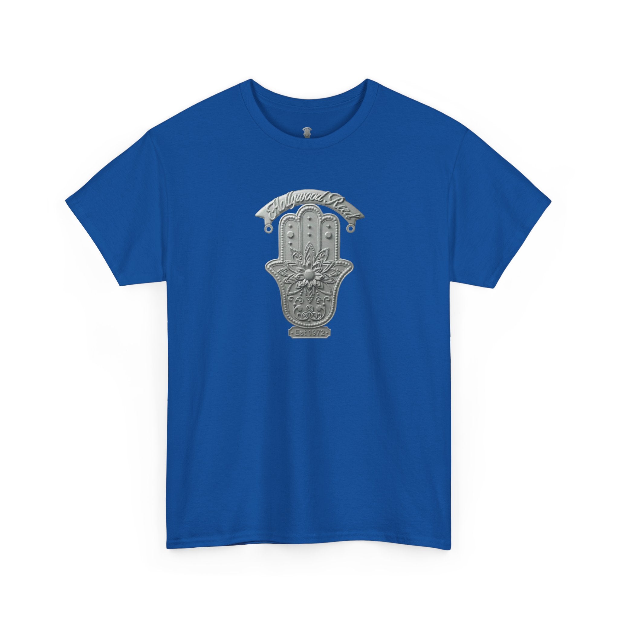 The Hollywood Reed Logo Hamsa Hand Tee — Protective Amulet Graphic T‑Shirt