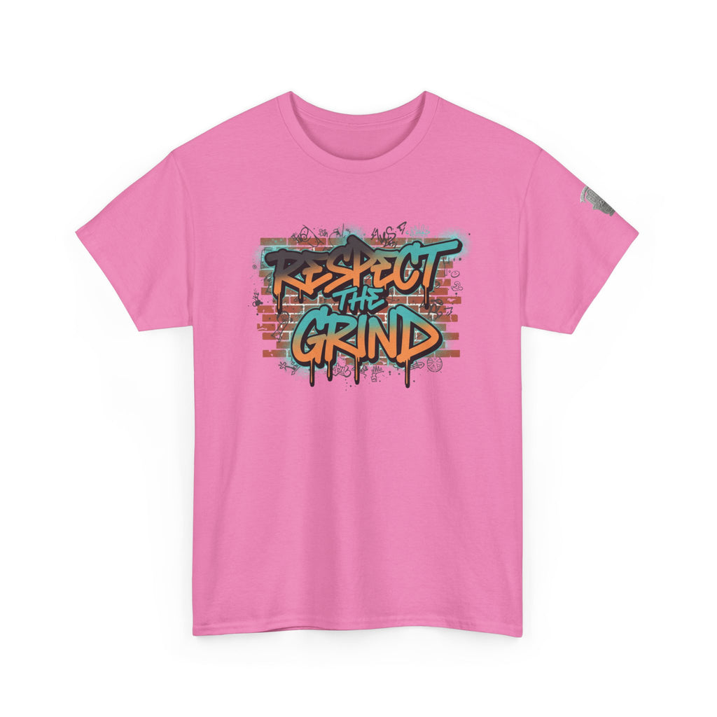 Respect the Grind Graffiti Tee — Urban Motivational Streetwear T‑Shirt