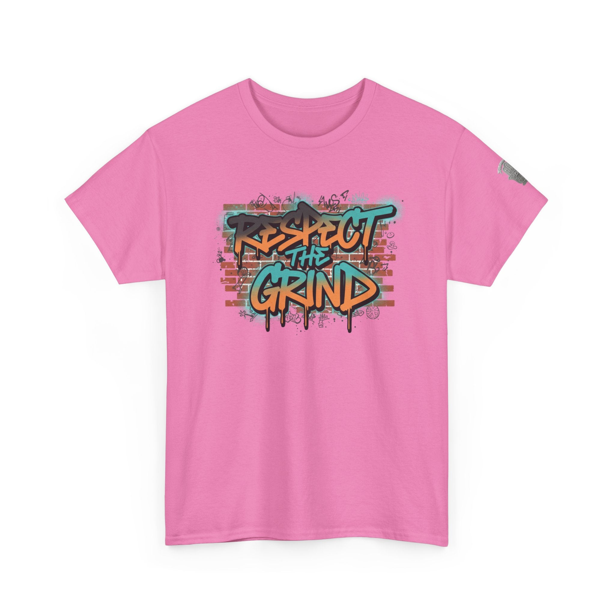 Respect the Grind Graffiti Tee — Urban Motivational Streetwear T‑Shirt