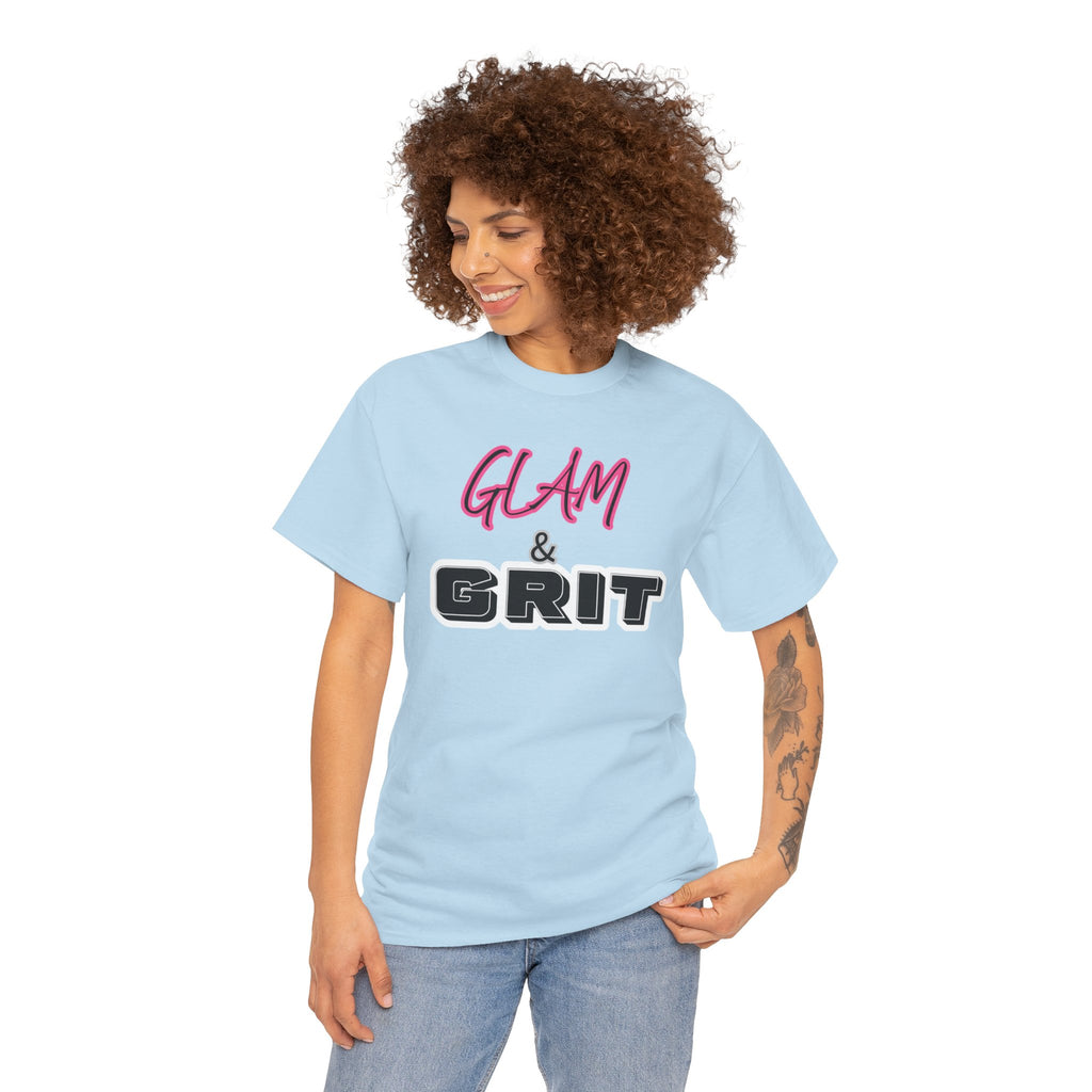 Glam & Grit Tee — Feminine Bold Graphic Shirt