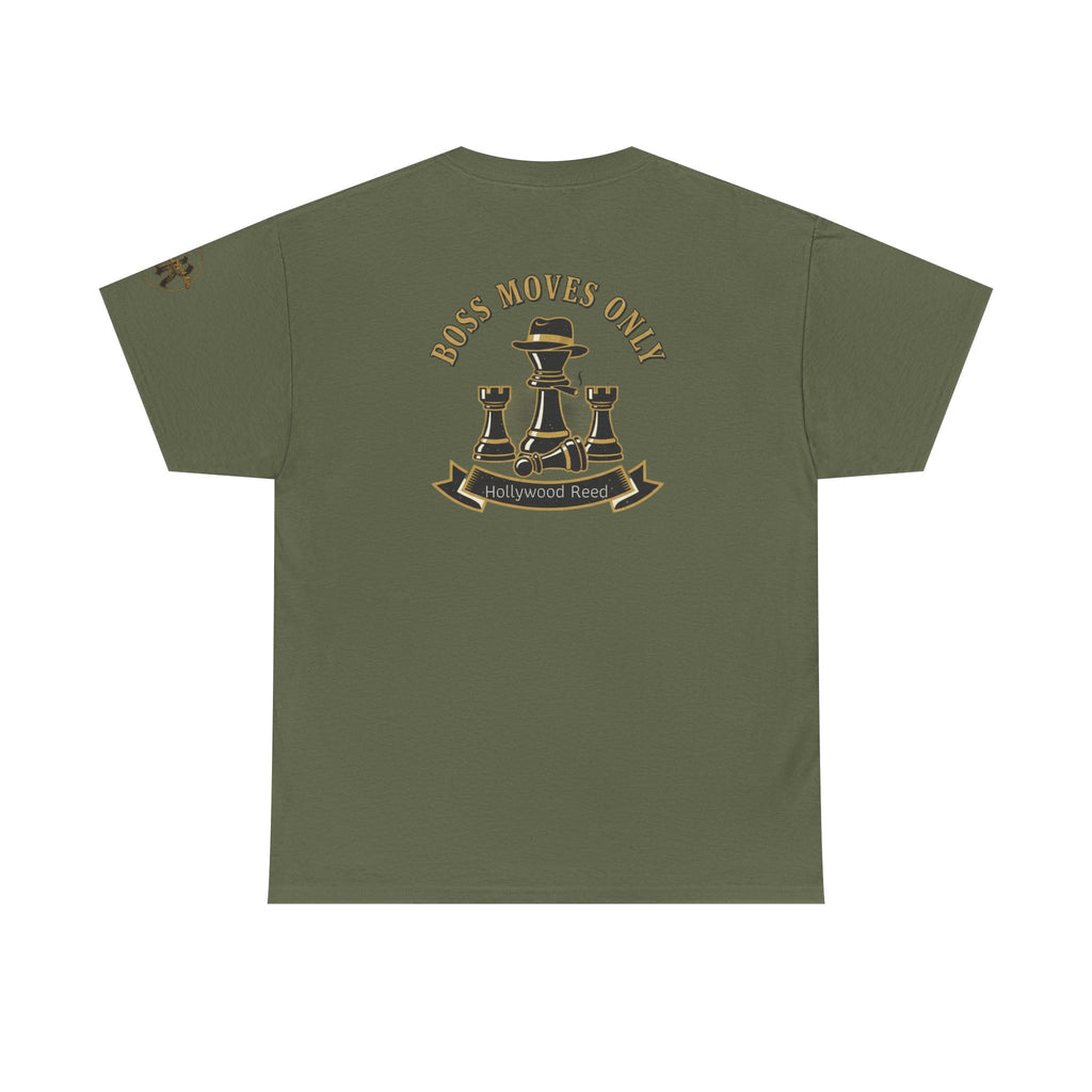 Boss Moves Only Tee — 'Boss Moves Only' Graphic Short-Sleeve T-Shirt for Players & Fans