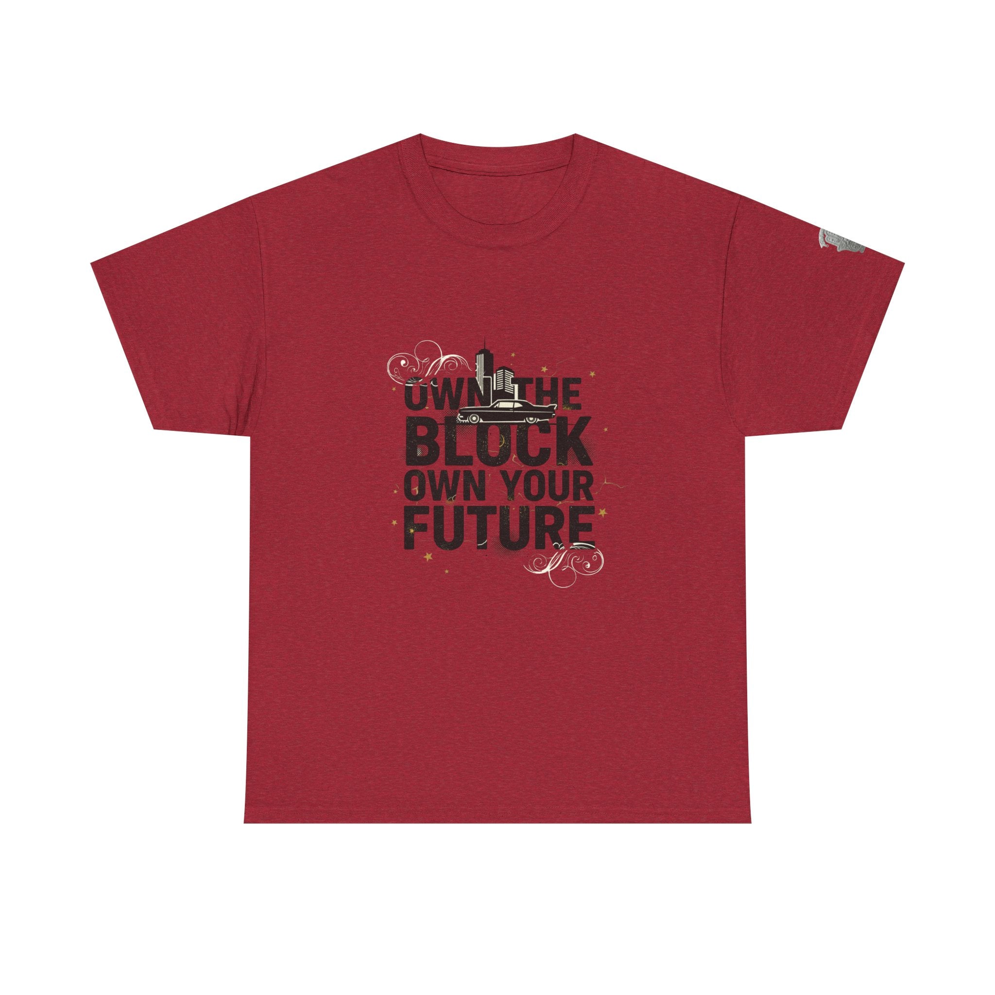 Motivational Tee — “Own the Block, Own Your Future” Graphic T-Shirt