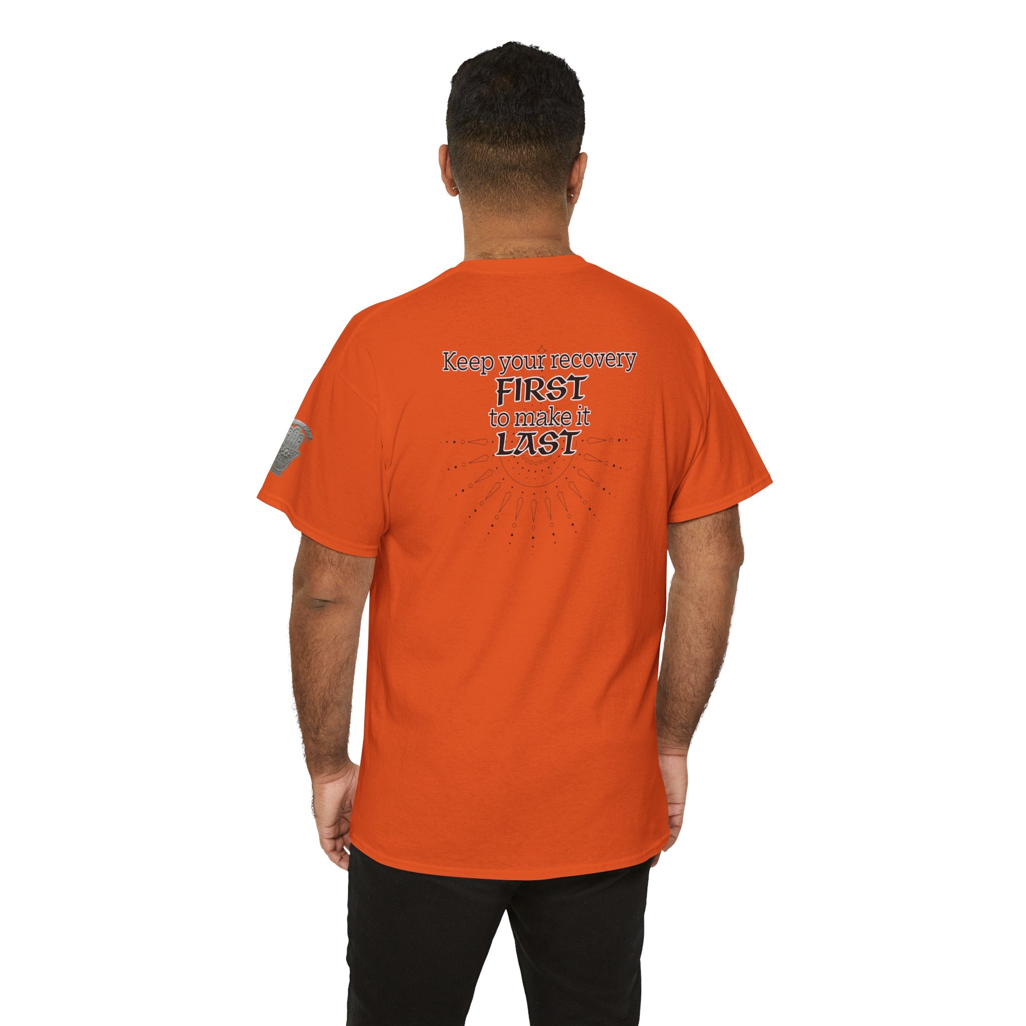 “Keep Your Recovery First to Make It Last” Motivational Shirt