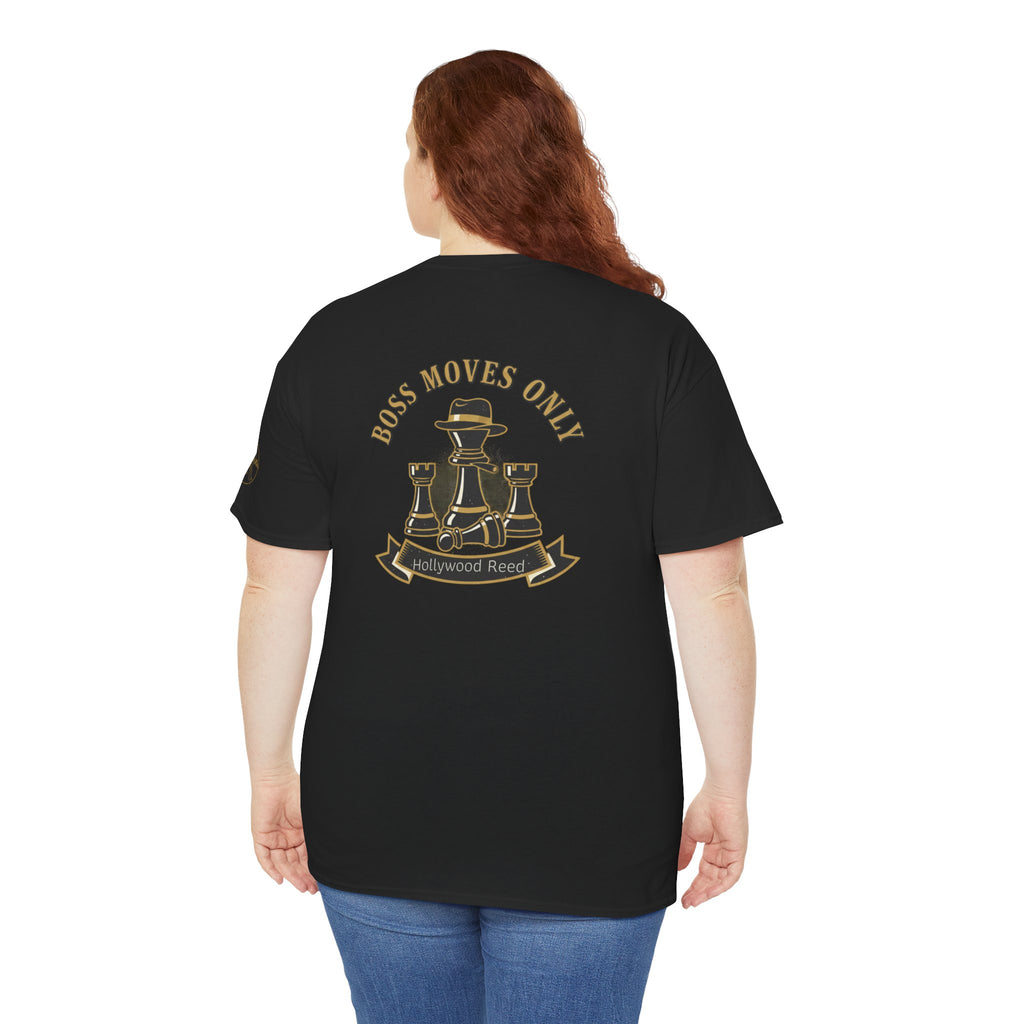 Boss Moves Only Tee — 'Boss Moves Only' Graphic Short-Sleeve T-Shirt for Players & Fans