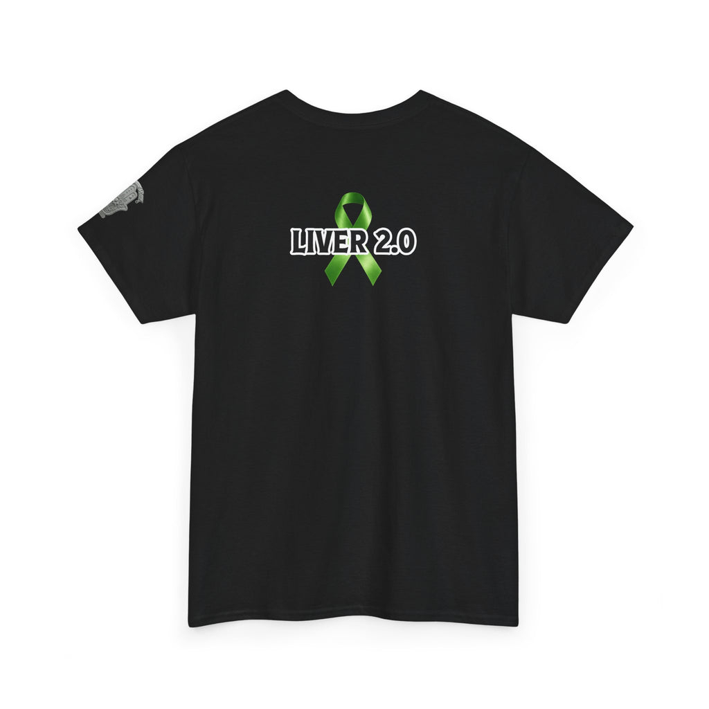 Liver 2.0 Tee — 'Upgraded Version' Green Awareness Ribbon Shirt