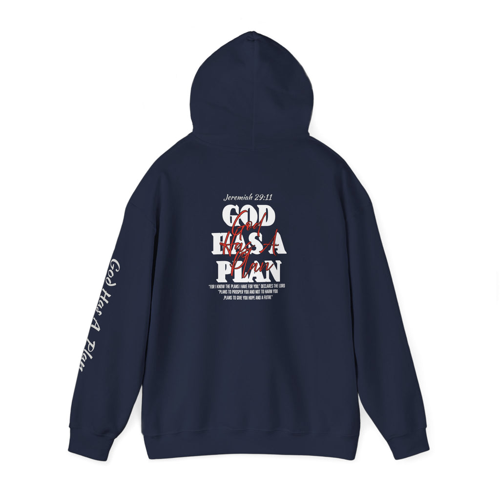 God Has a Plan Hoodie — Inspirational Faith Graphic Pullover