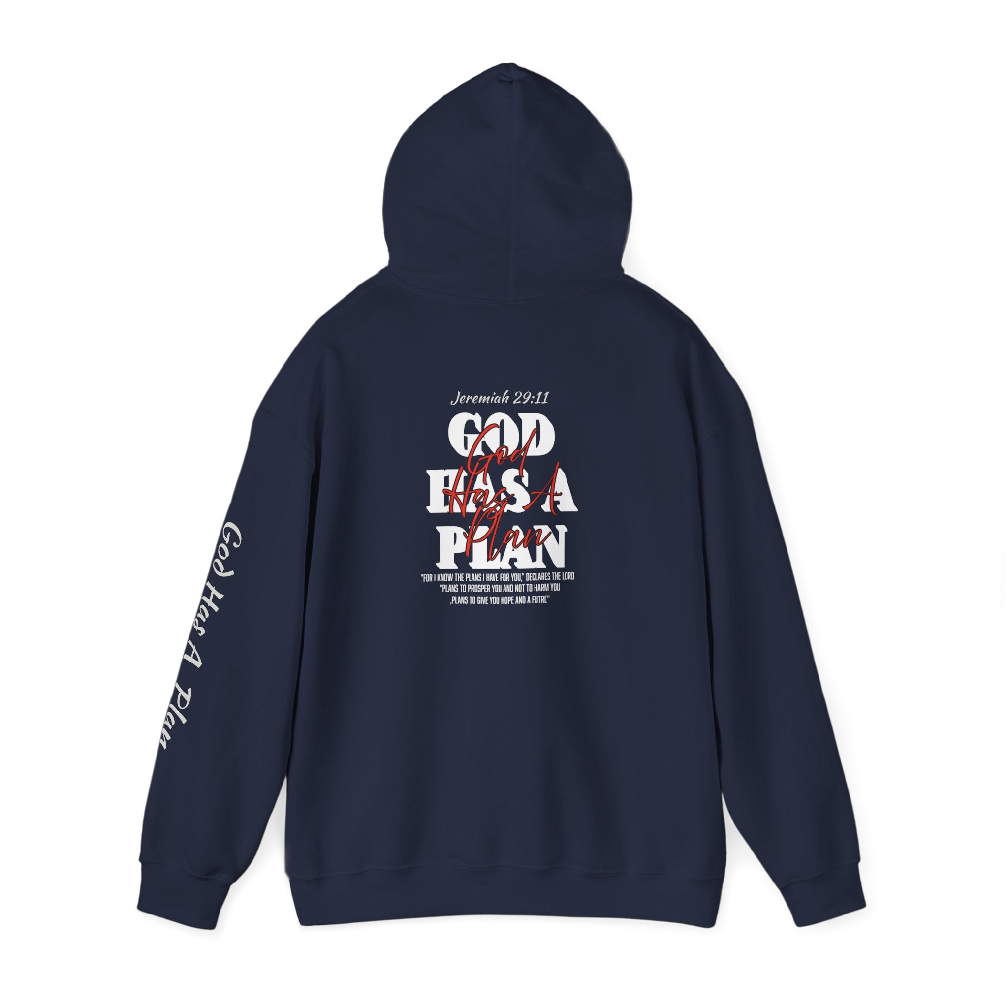 God Has a Plan Hoodie — Inspirational Faith Graphic Pullover