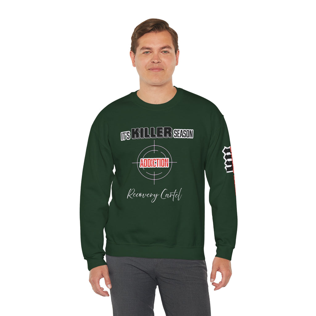 Killer Season Sweatshirt- from the Recovery Cartel Line