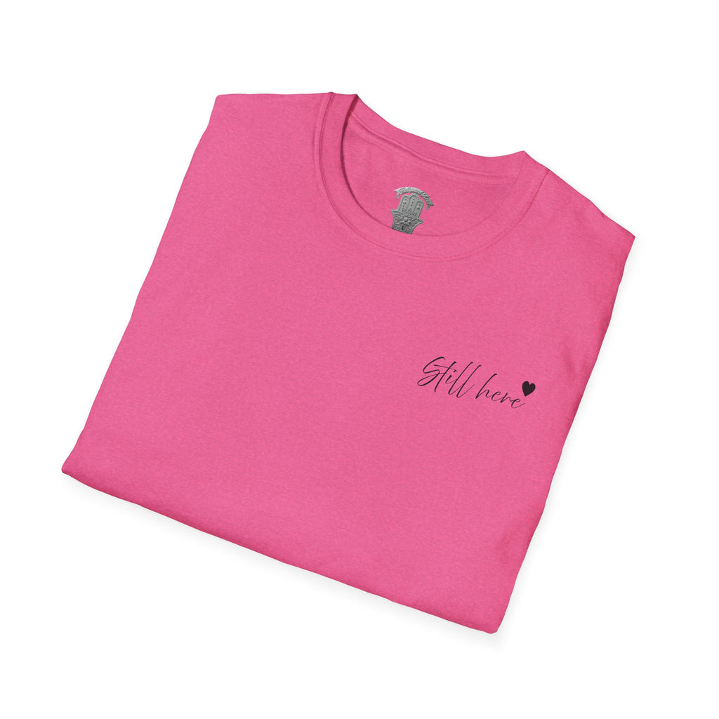 Still Here Tee - Inspiration Recovery T Shirt from Recovery Cartel