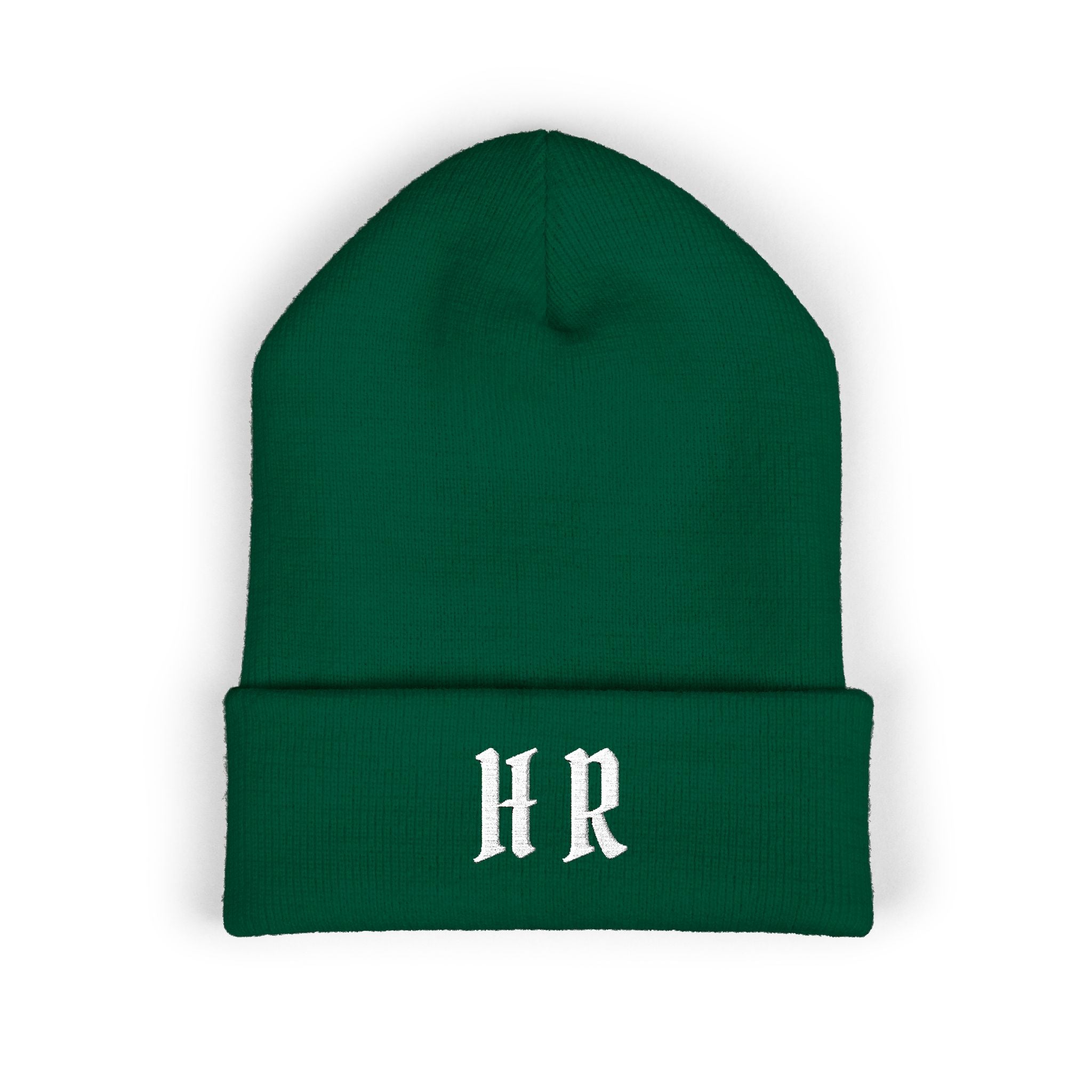 Hollywood Reed "HR" Beenie Embroidered Monogram HR Winter Hat