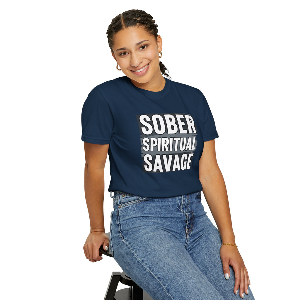 Sober Spiritual Savage T-Shirt