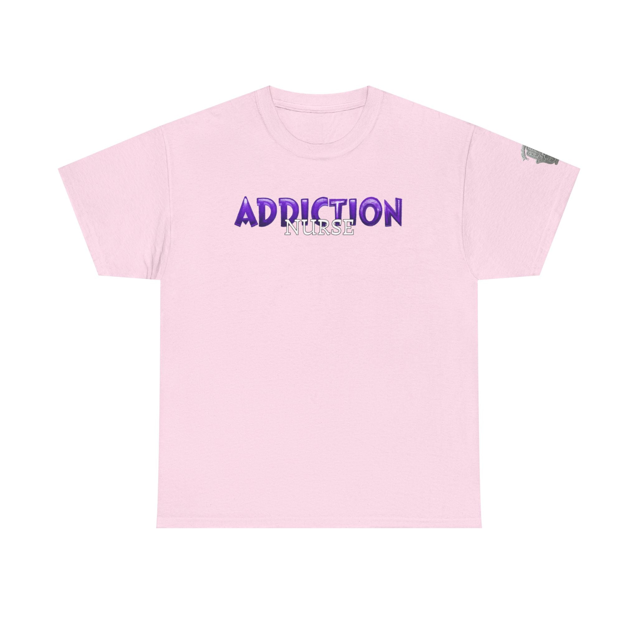 Addiction Nurse Tee  “Progress Not Perfection” Recovery Shirt