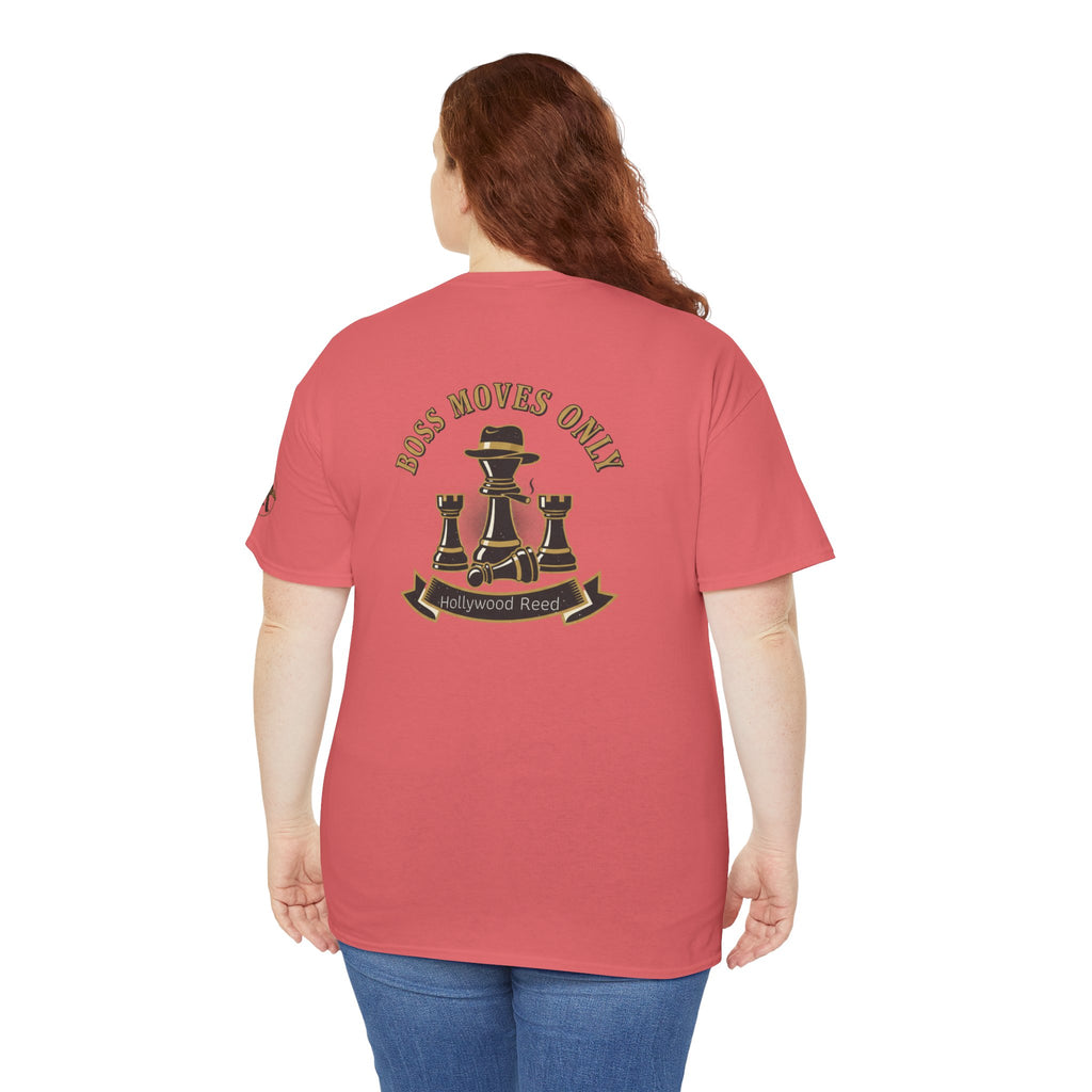 Boss Moves Only Tee — 'Boss Moves Only' Graphic Short-Sleeve T-Shirt for Players & Fans