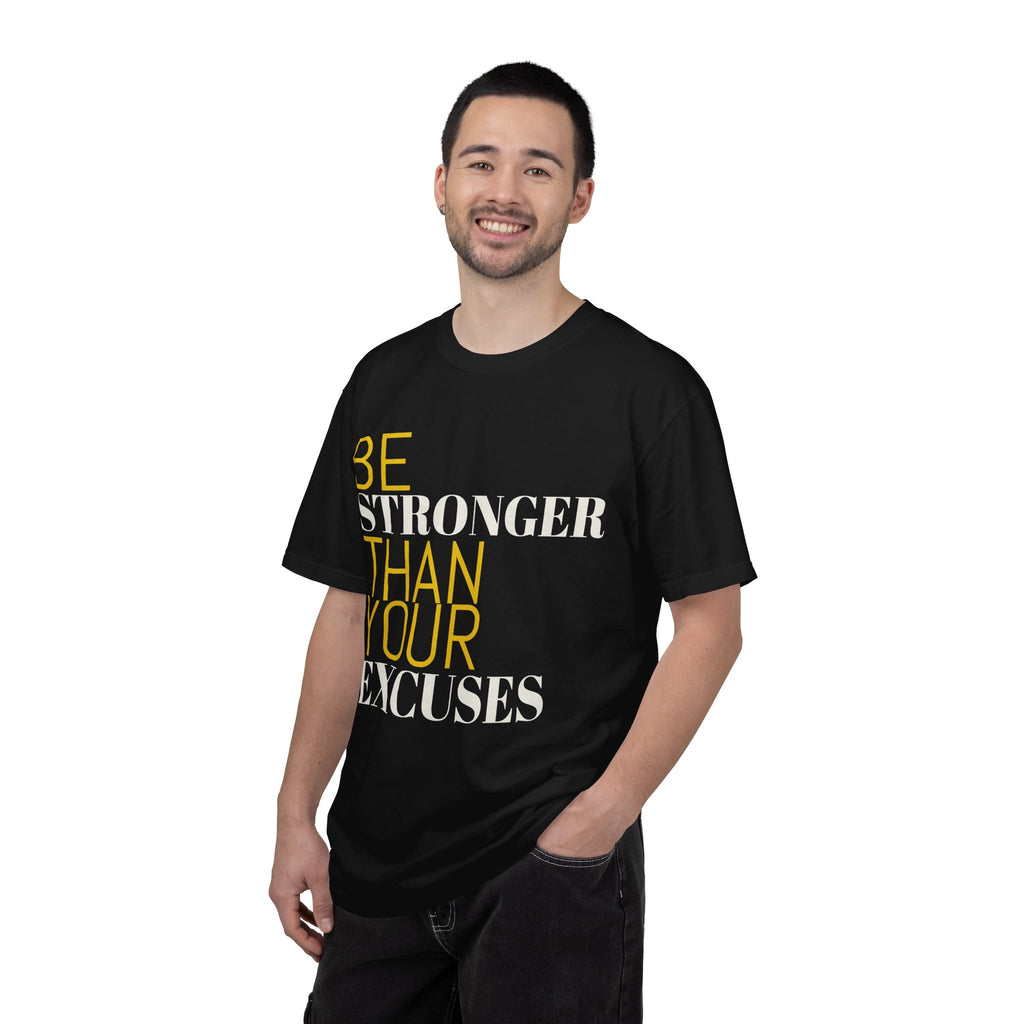 Be Stronger Than Your Excuses T-Shirt — Motivational Fitness Tee