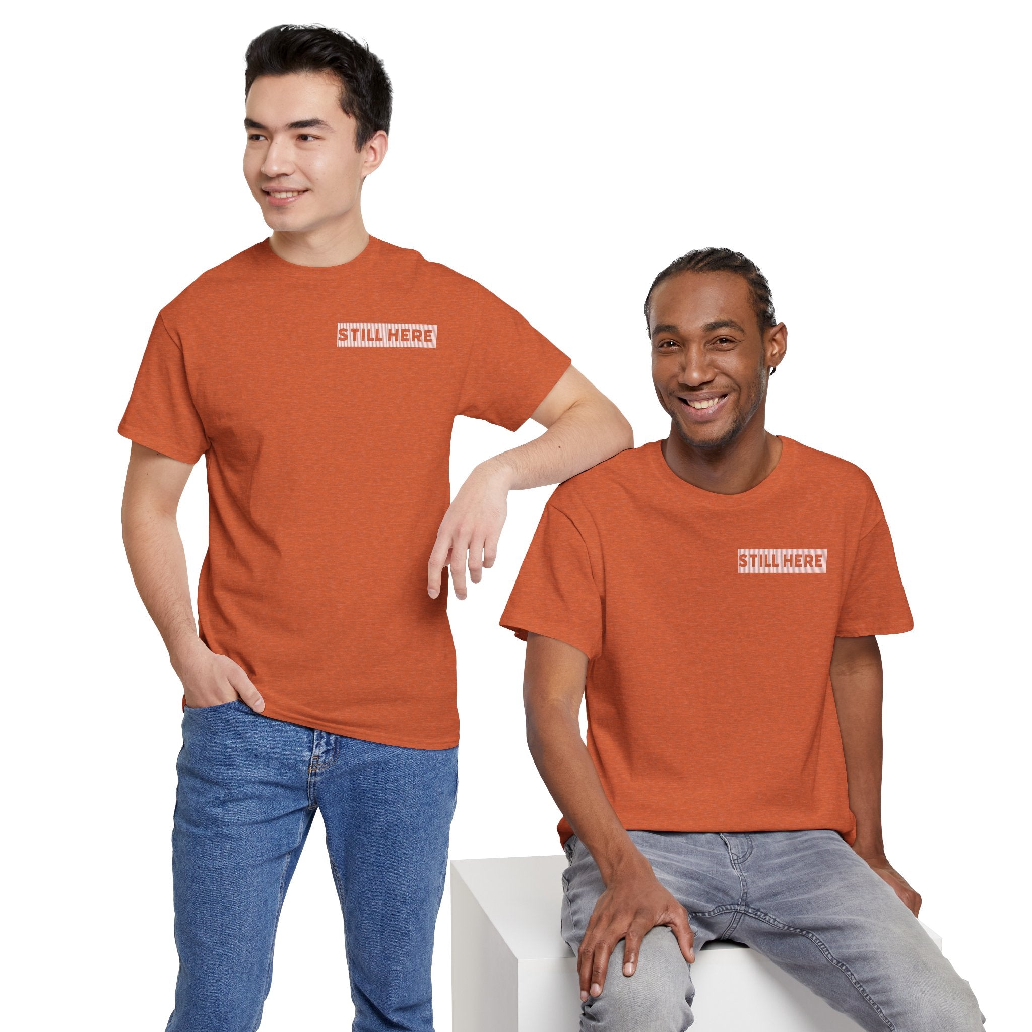 Still Here Tee- Motivational Tshirt by Recovery Cartel