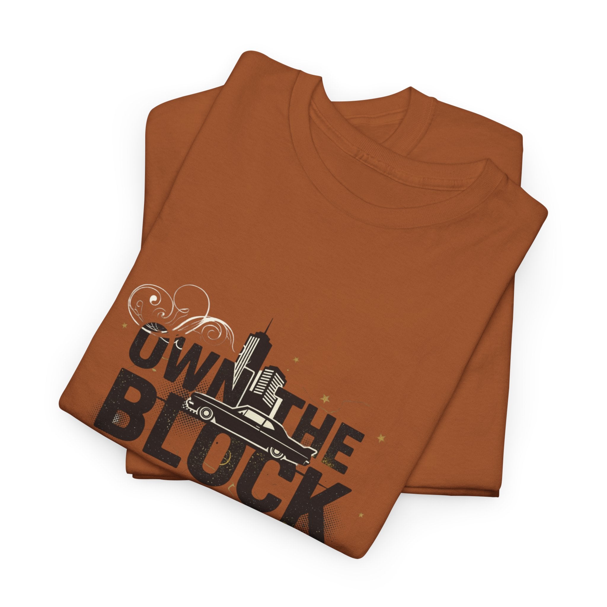 Motivational Tee — “Own the Block, Own Your Future” Graphic T-Shirt