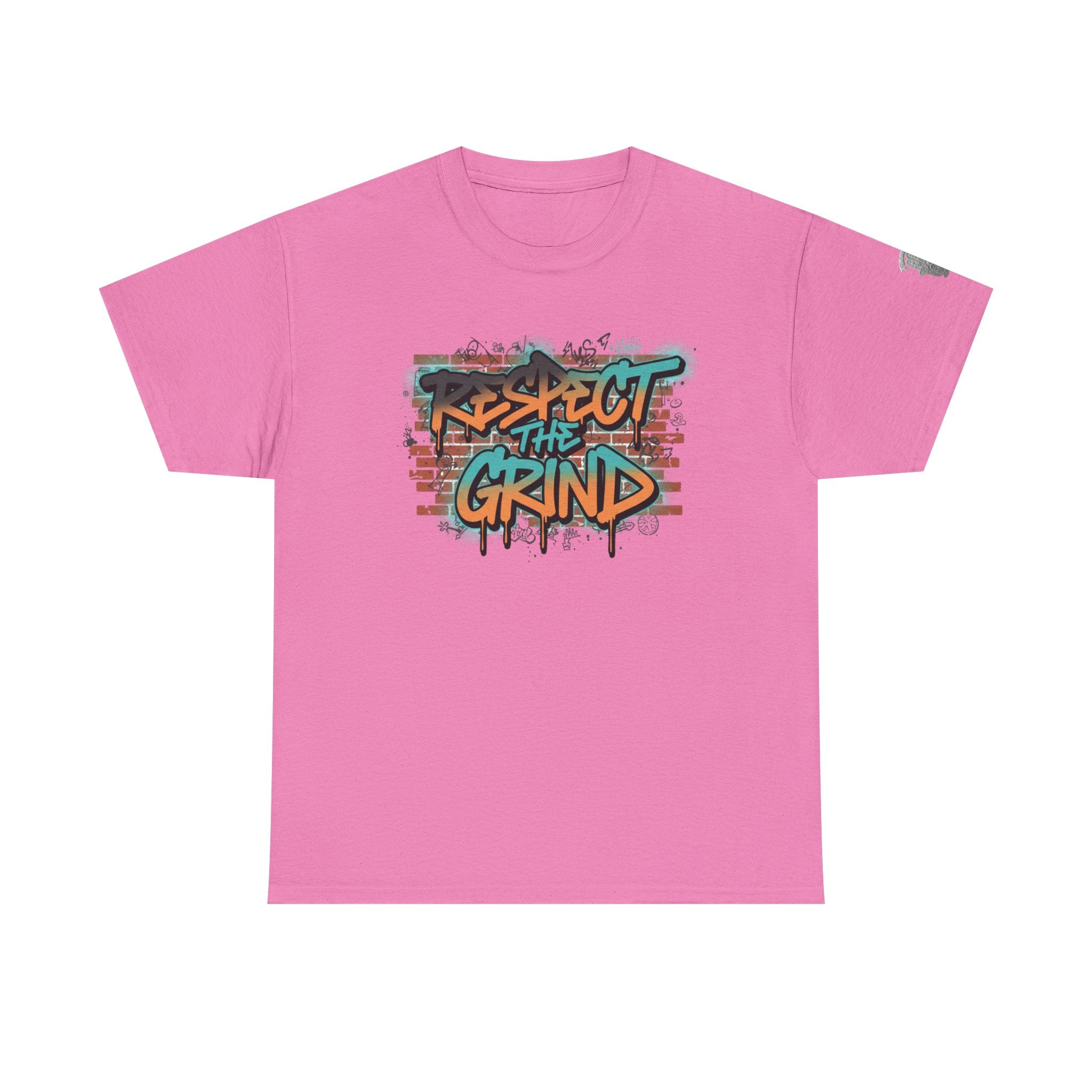 Respect the Grind Graffiti Tee — Urban Motivational Streetwear T‑Shirt