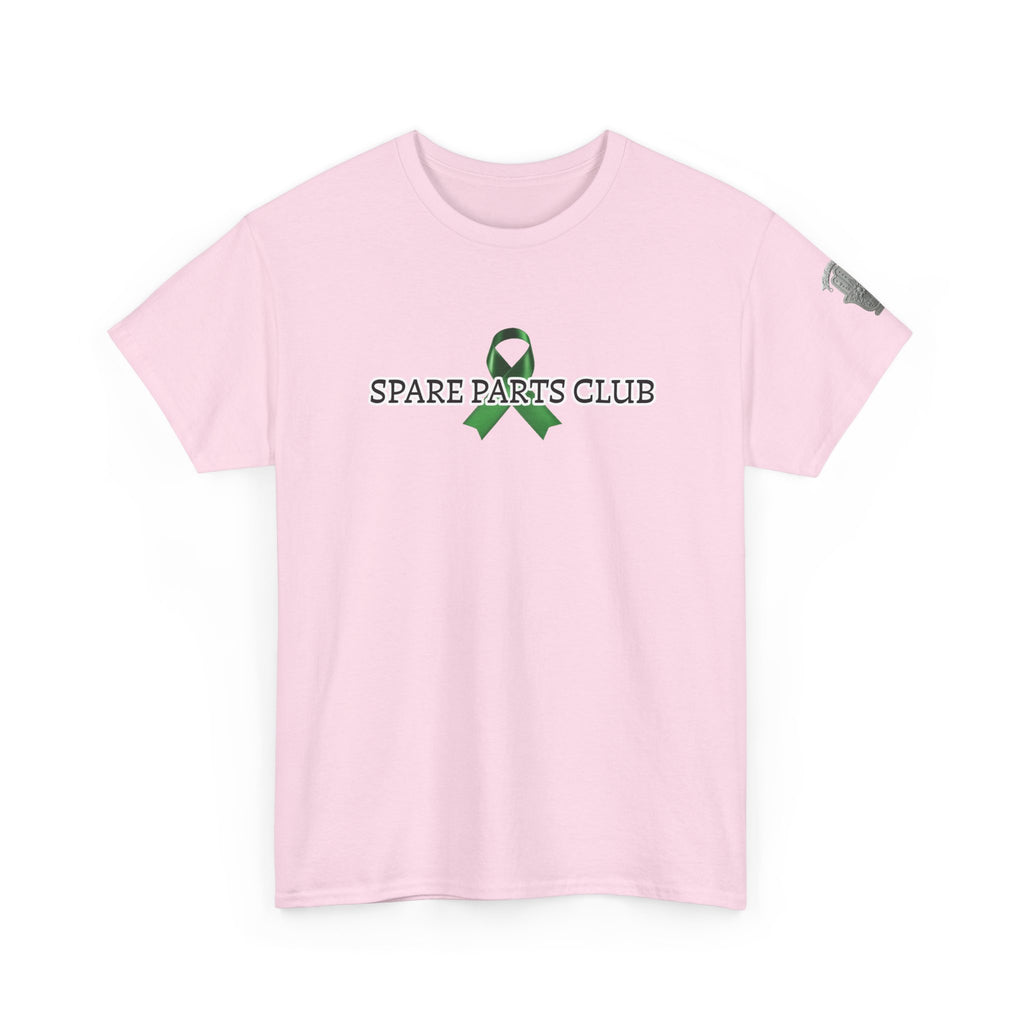 Spare Parts Club Tee — Green Ribbon Awareness Graphic T-Shirt