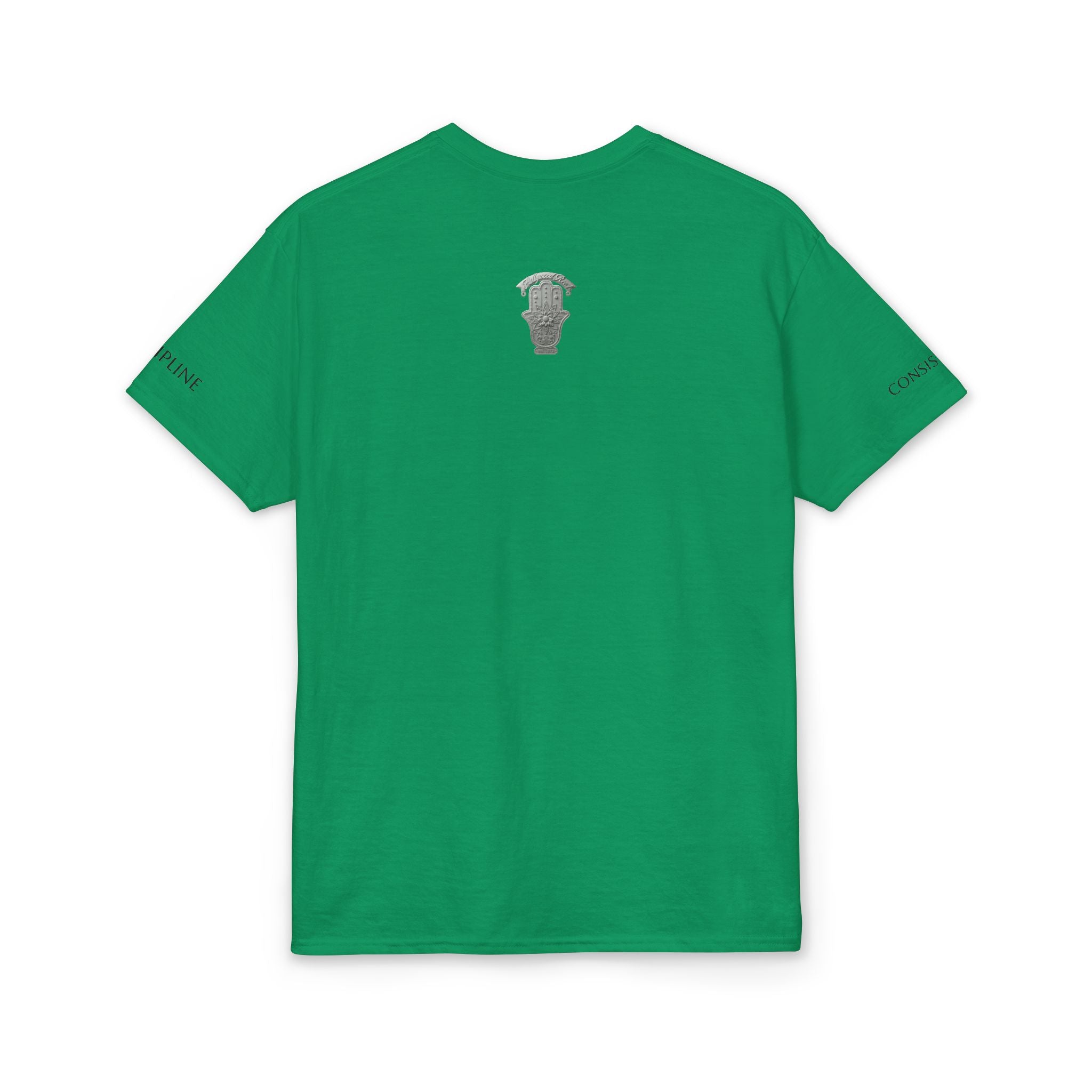 LOCK THE FUCK IN Graphic T‑Shirt — Bold Pink Logo Circle Design