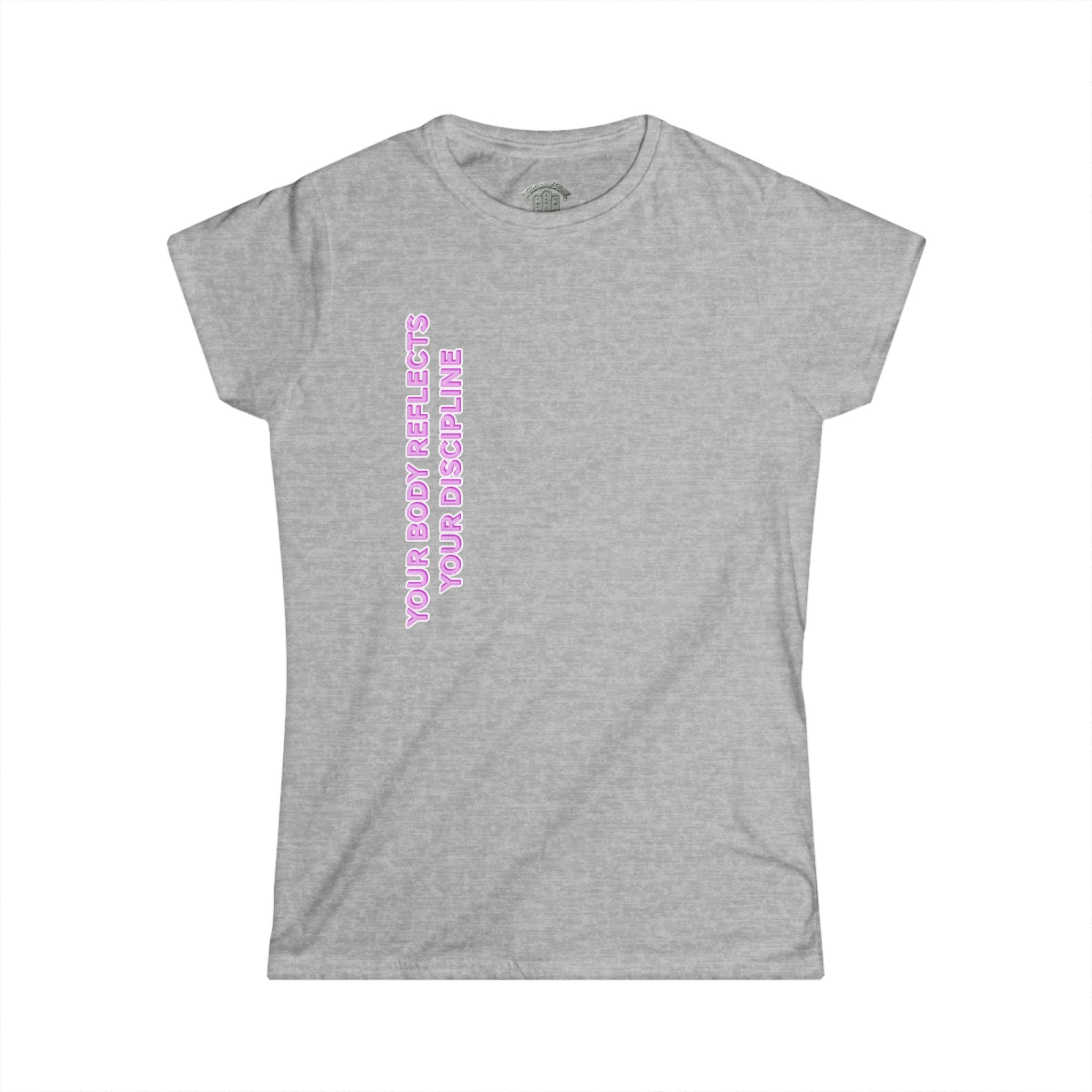 Women's Fitness Tee — “Train Like the Results Already Matter” Motivational Workout Shirt
