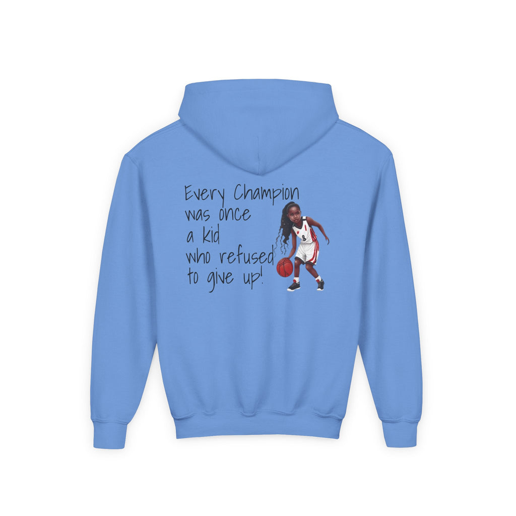 “Every Champion Was Once a Kid Who Refused to Give Up” Motivational Kids Hoodie