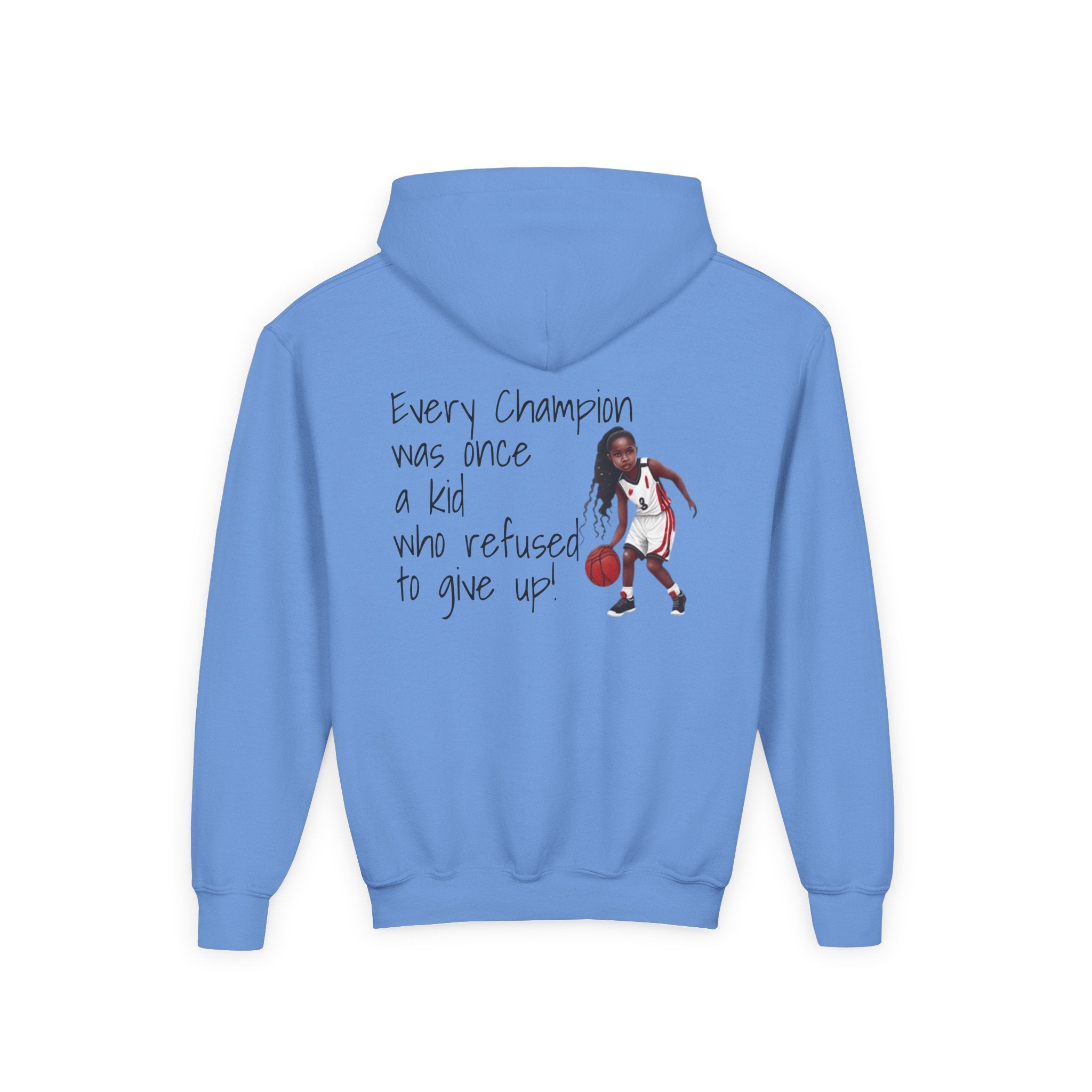 “Every Champion Was Once a Kid Who Refused to Give Up” Motivational Kids Hoodie
