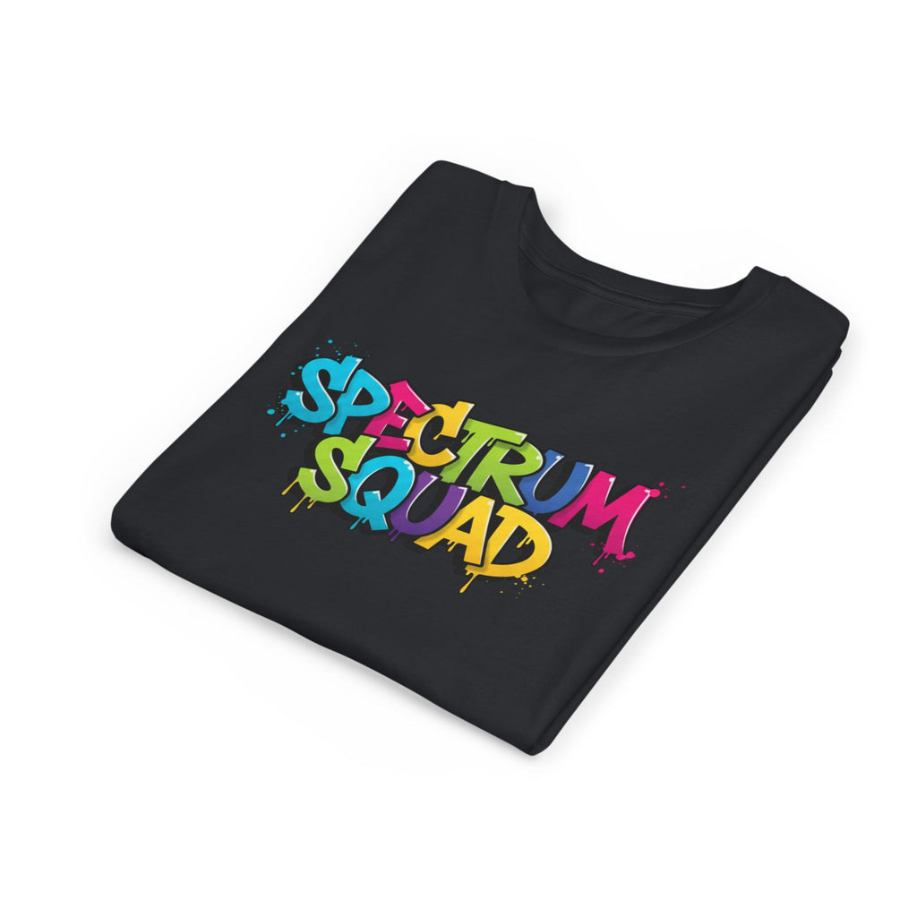 Youth Tee - "Spectrum Squad" Colorful Graffiti Kids T-Shirt
