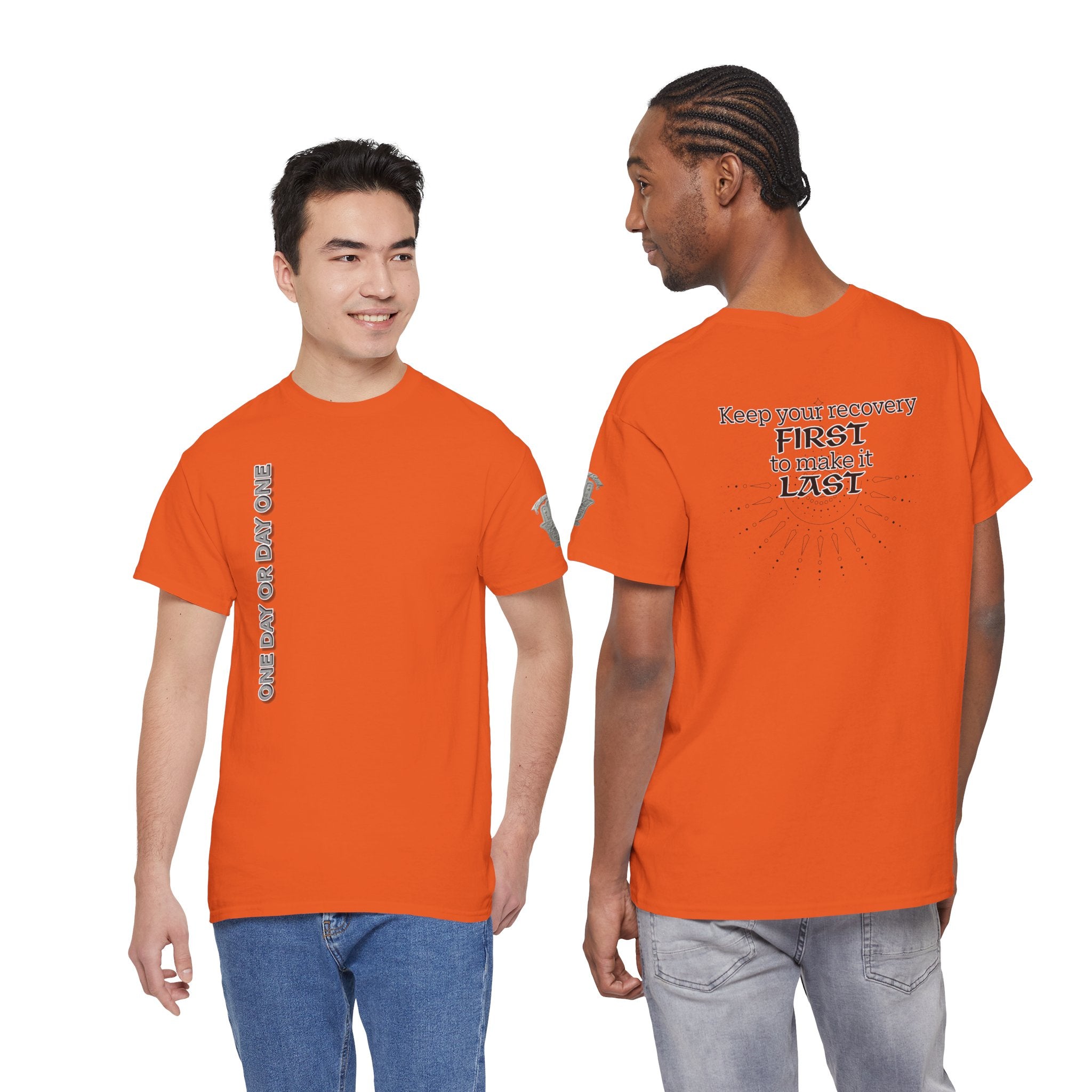 “Keep Your Recovery First to Make It Last” Motivational Shirt