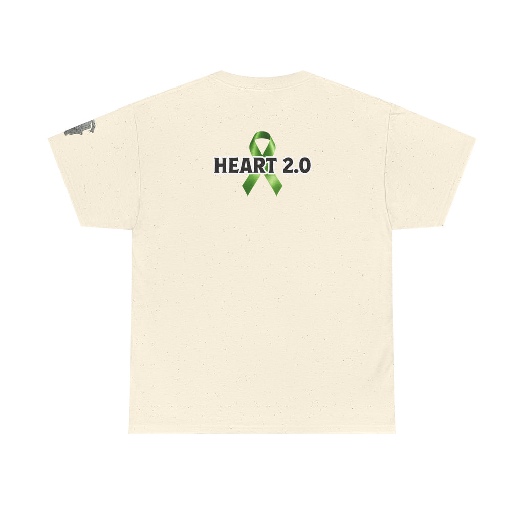 "Upgraded Version / Heart 2.0" Green Ribbon Recovery Tee
