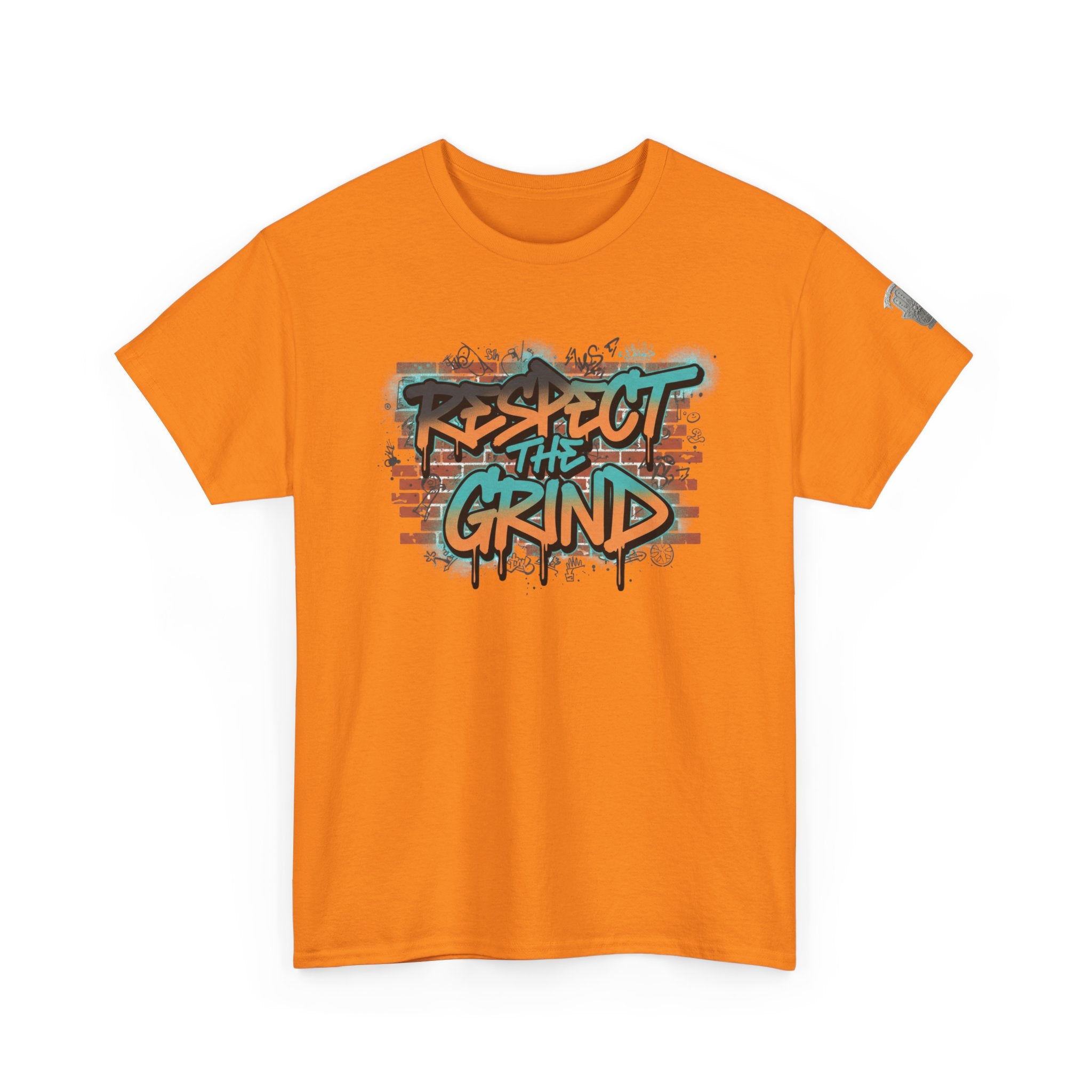 Respect the Grind Graffiti Tee — Urban Motivational Streetwear T‑Shirt