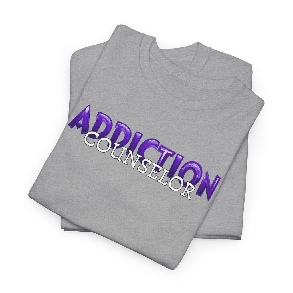 Addiction Counselor— "Progress Not Perfection" Motivational Shirt