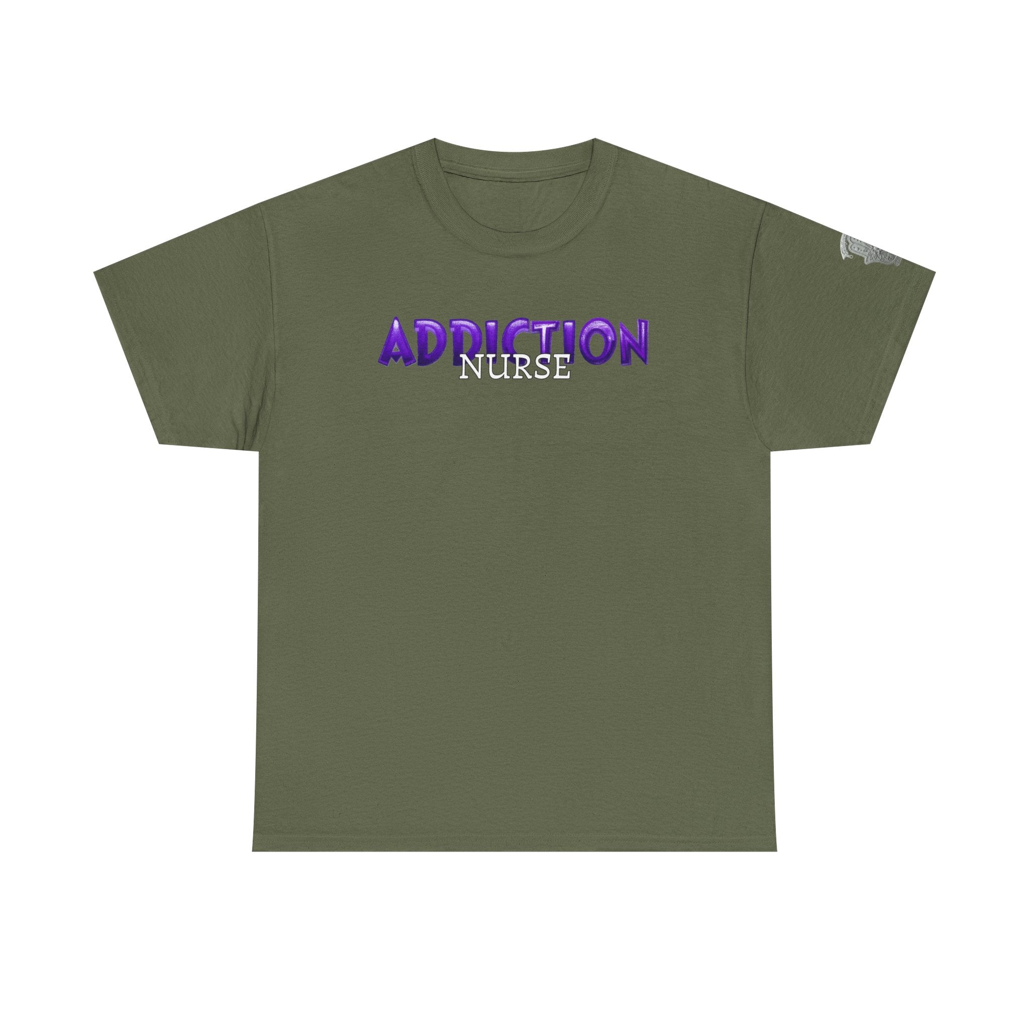 Addiction Nurse Tee  “Progress Not Perfection” Recovery Shirt