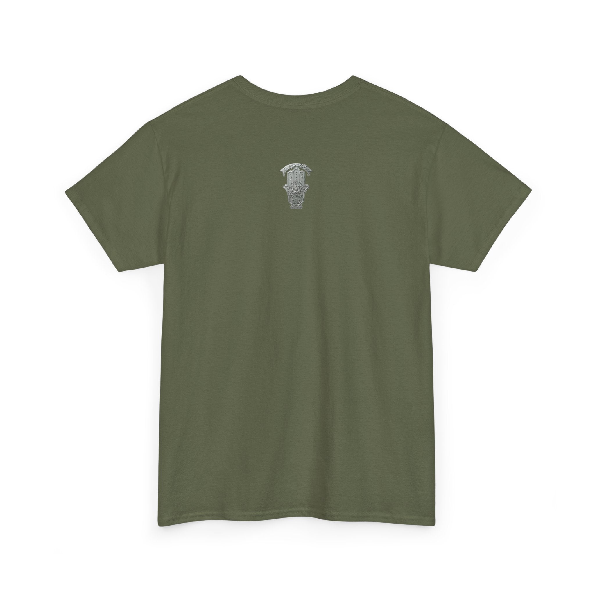 Gym Tee — "Lift Heavy, Pray Hard" Barbell Workout T-Shirt