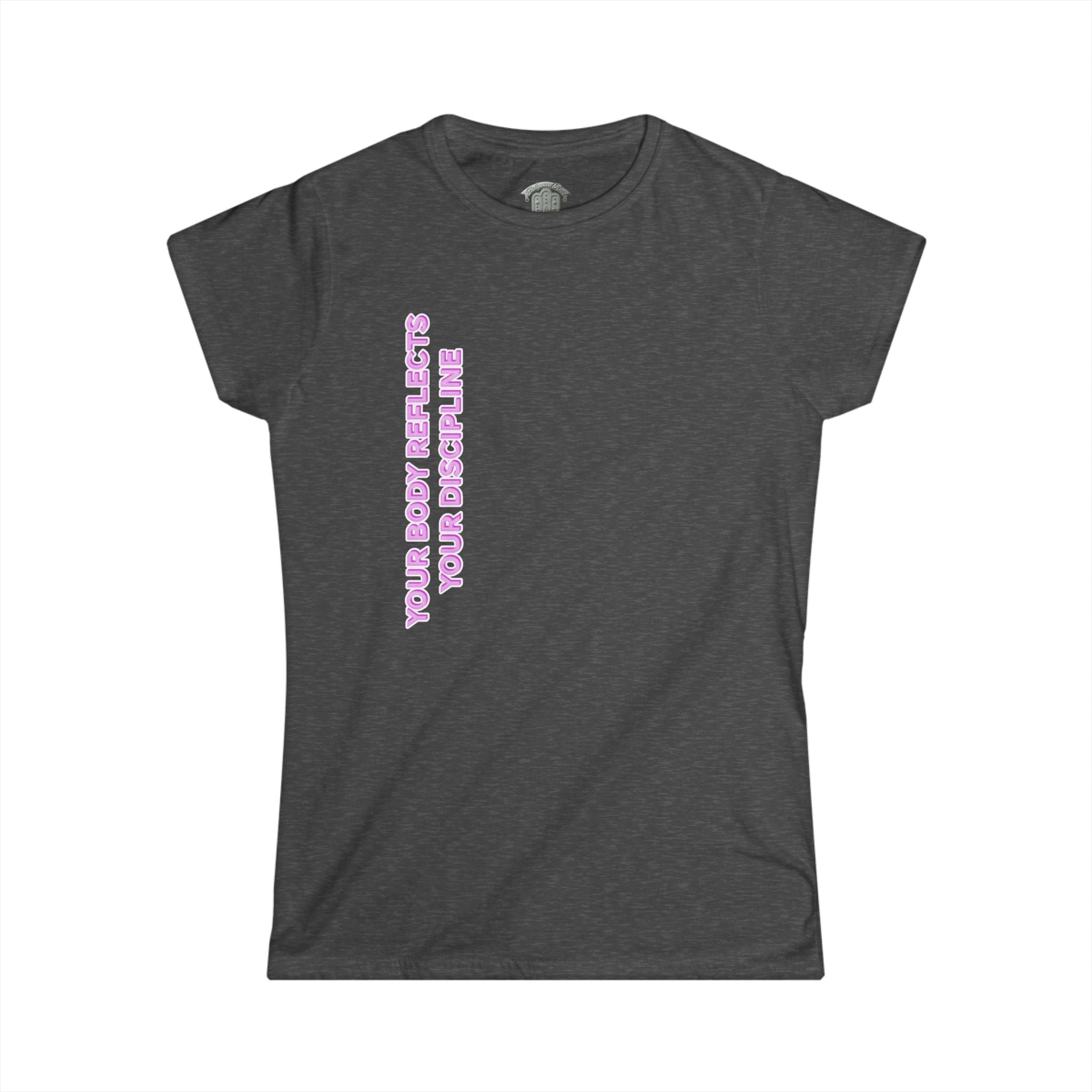 Women's Fitness Tee — “Train Like the Results Already Matter” Motivational Workout Shirt
