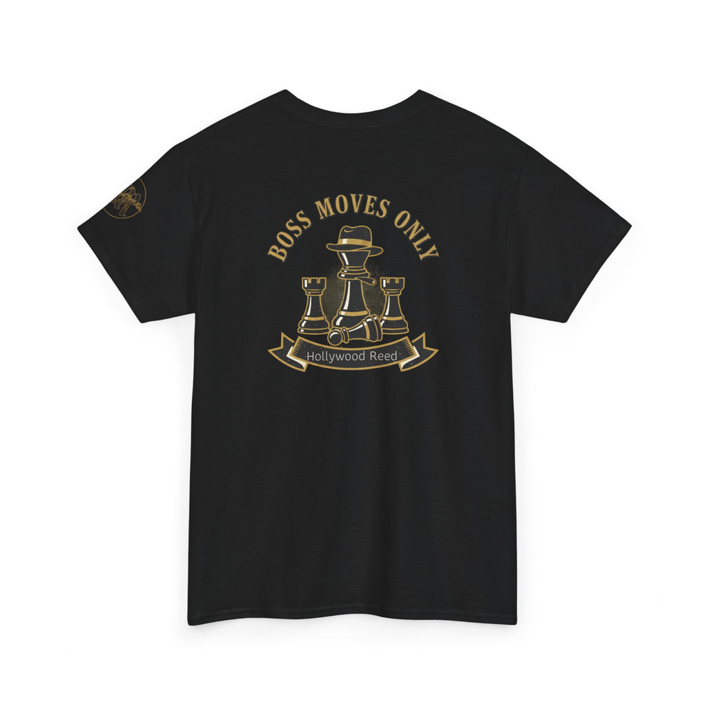 Boss Moves Only Tee — 'Boss Moves Only' Graphic Short-Sleeve T-Shirt for Players & Fans