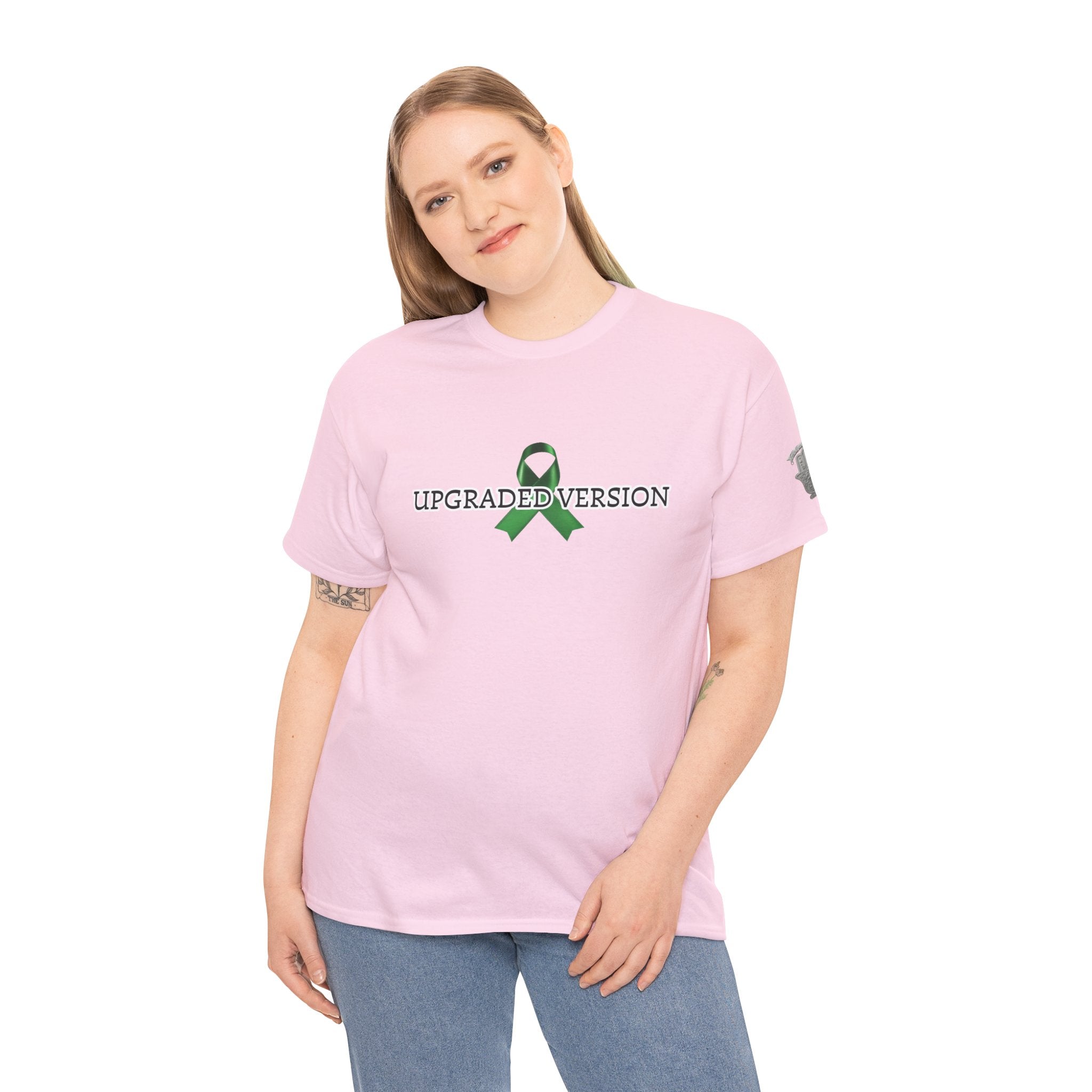 "Upgraded Version / Heart 2.0" Green Ribbon Recovery Tee