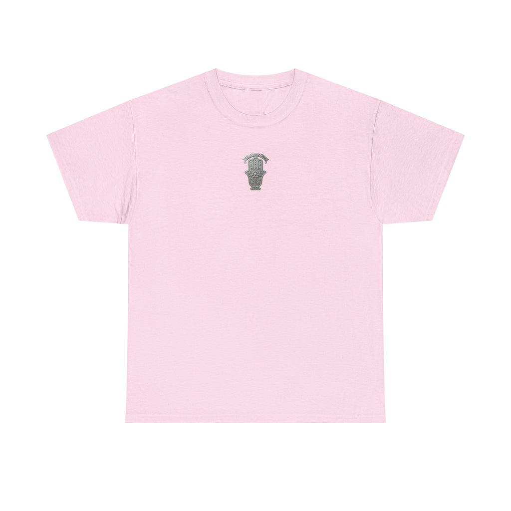 Low Key Boujee Graphic Tee — Pink Gothic Back Print