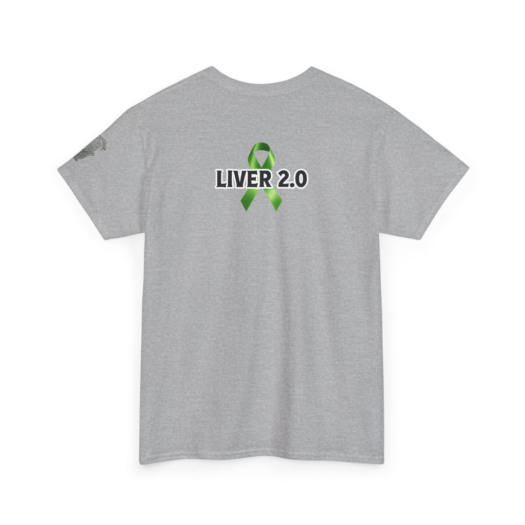 Liver 2.0 Tee — 'Upgraded Version' Green Awareness Ribbon Shirt