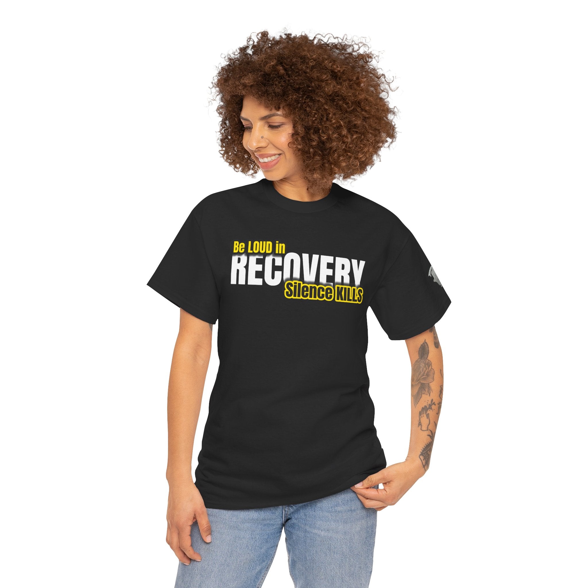 Be Loud in Recovery, Silence Kills T shirt