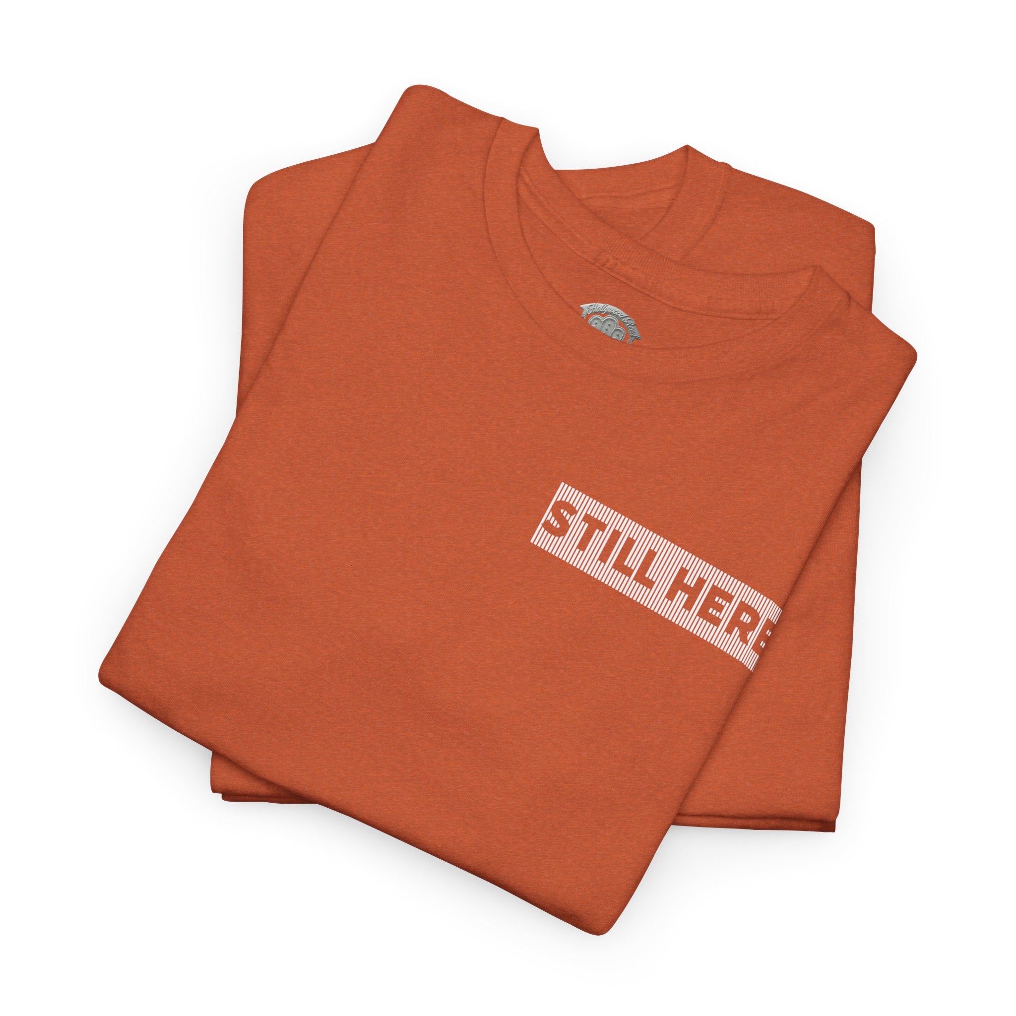 Still Here Tee- Motivational Tshirt by Recovery Cartel