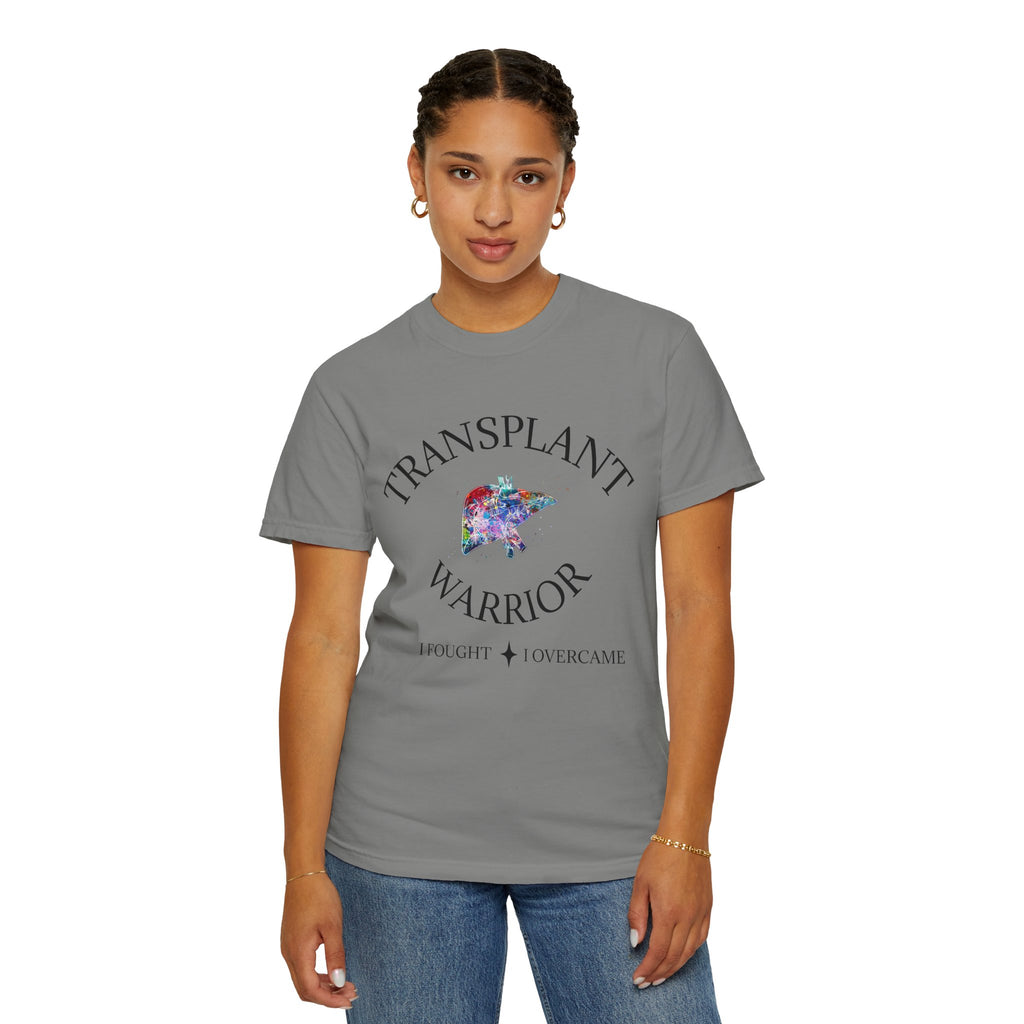 Liver Transplant Warrior T-Shirt — I Fought & I Overcame Liver Transplant Survivor Tee