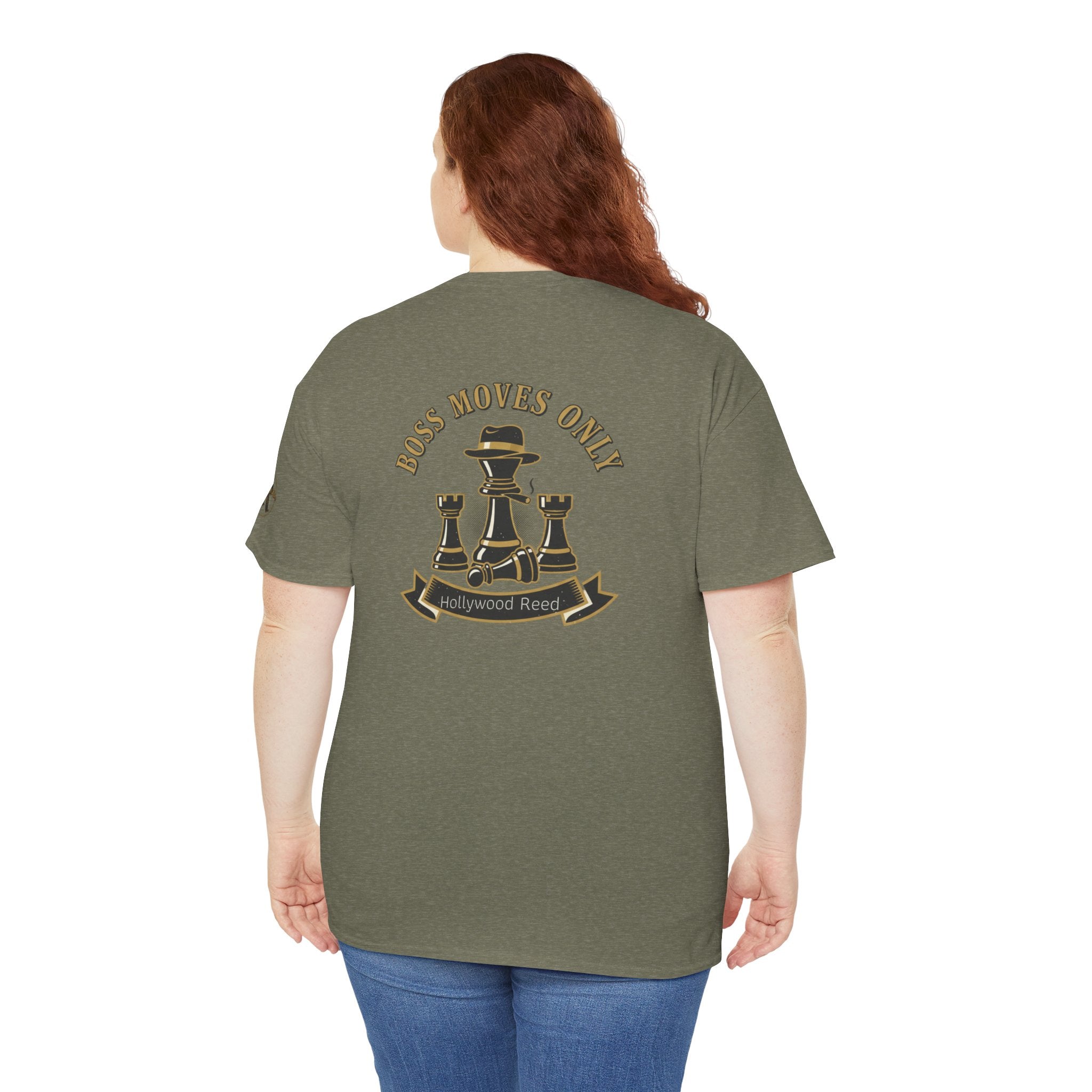 Boss Moves Only Tee — 'Boss Moves Only' Graphic Short-Sleeve T-Shirt for Players & Fans