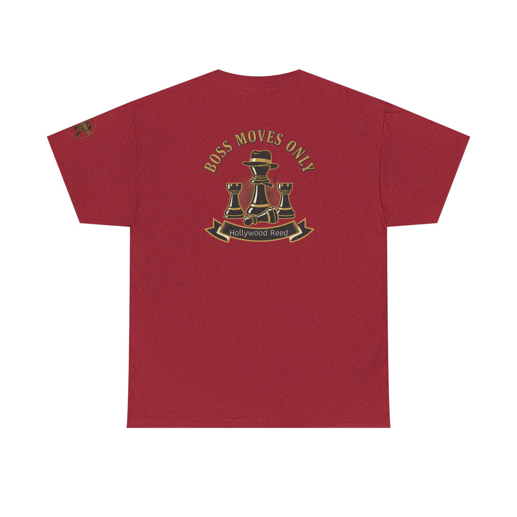 Boss Moves Only Tee — 'Boss Moves Only' Graphic Short-Sleeve T-Shirt for Players & Fans