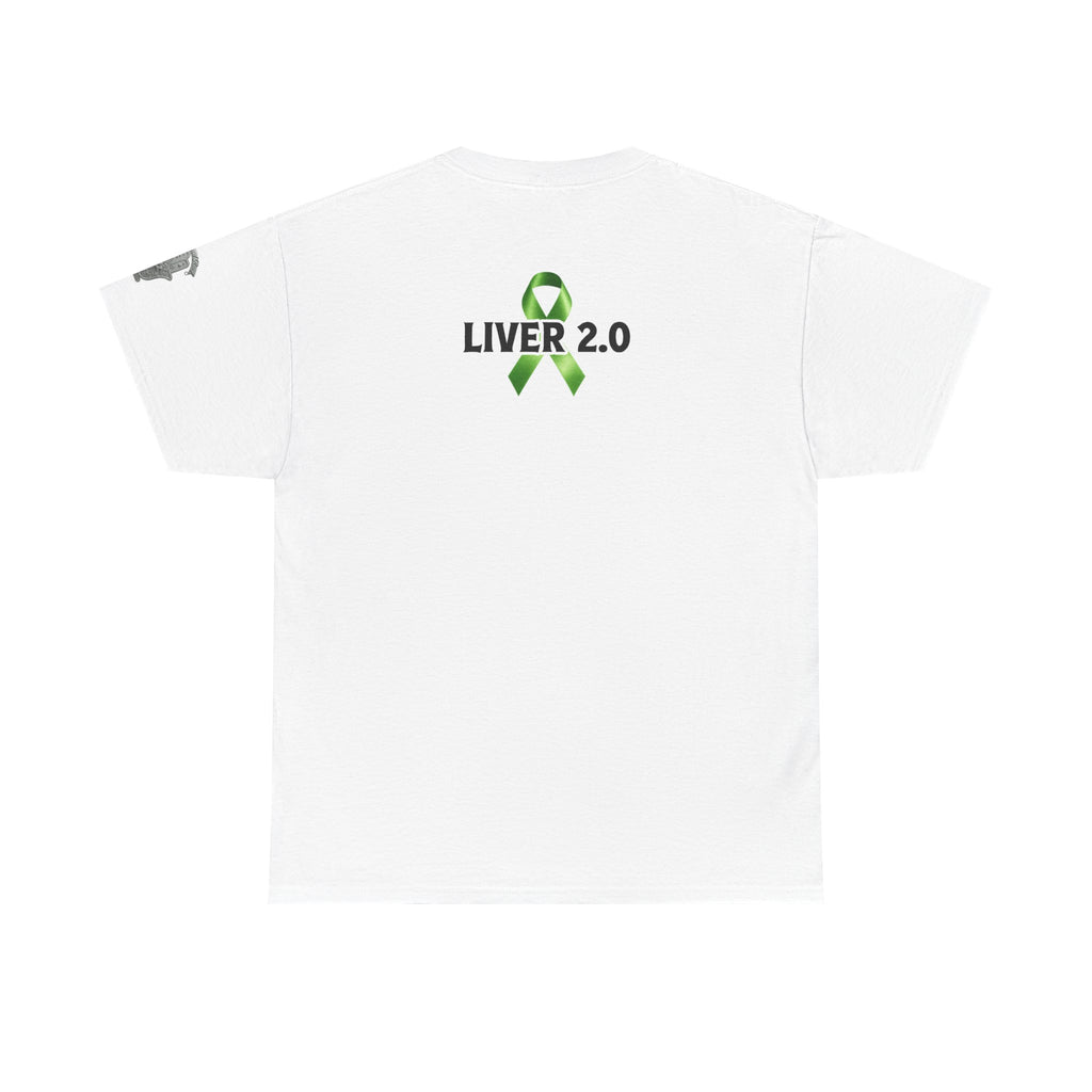 Liver 2.0 Tee — 'Upgraded Version' Green Awareness Ribbon Shirt