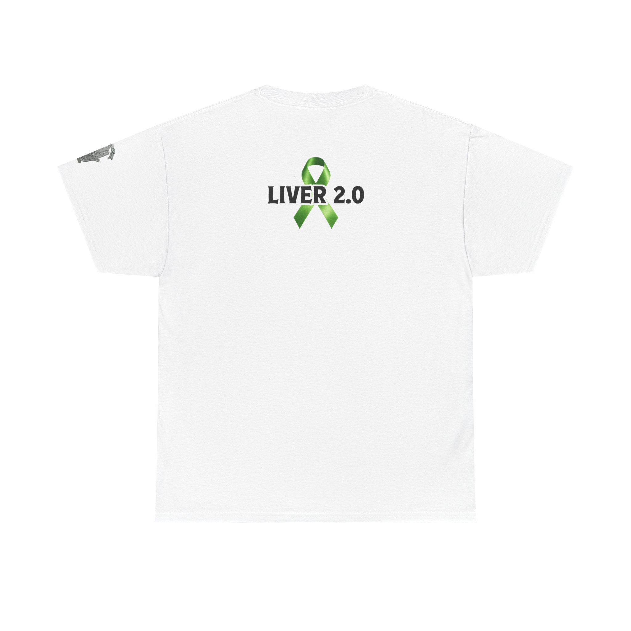 Liver 2.0 Tee — 'Upgraded Version' Green Awareness Ribbon Shirt
