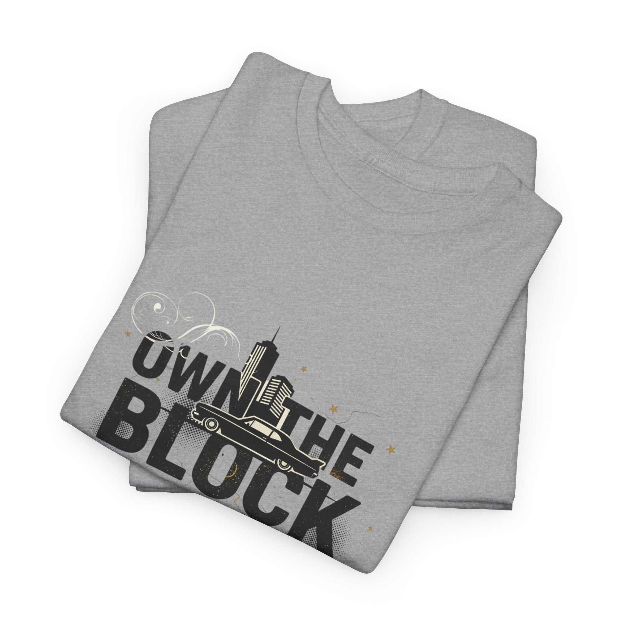 Motivational Tee — “Own the Block, Own Your Future” Graphic T-Shirt