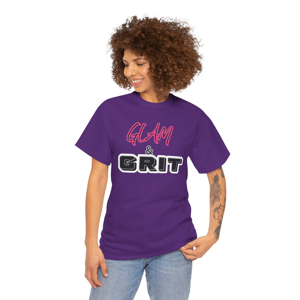 Glam & Grit Tee — Feminine Bold Graphic Shirt