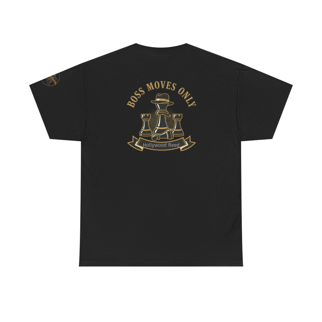 Boss Moves Only Tee — 'Boss Moves Only' Graphic Short-Sleeve T-Shirt for Players & Fans